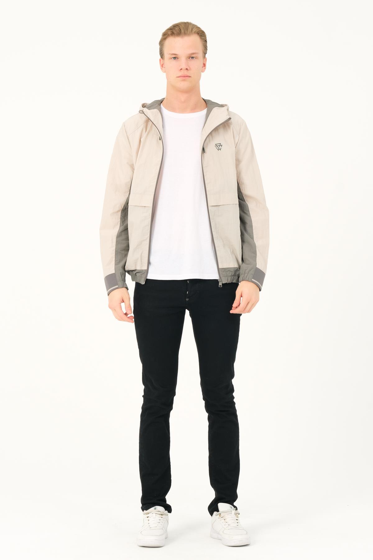 Peaks Windbreaker SP2402 — خاکستری TYCD4EB2731E80FD50 — تصویر 3 از 8