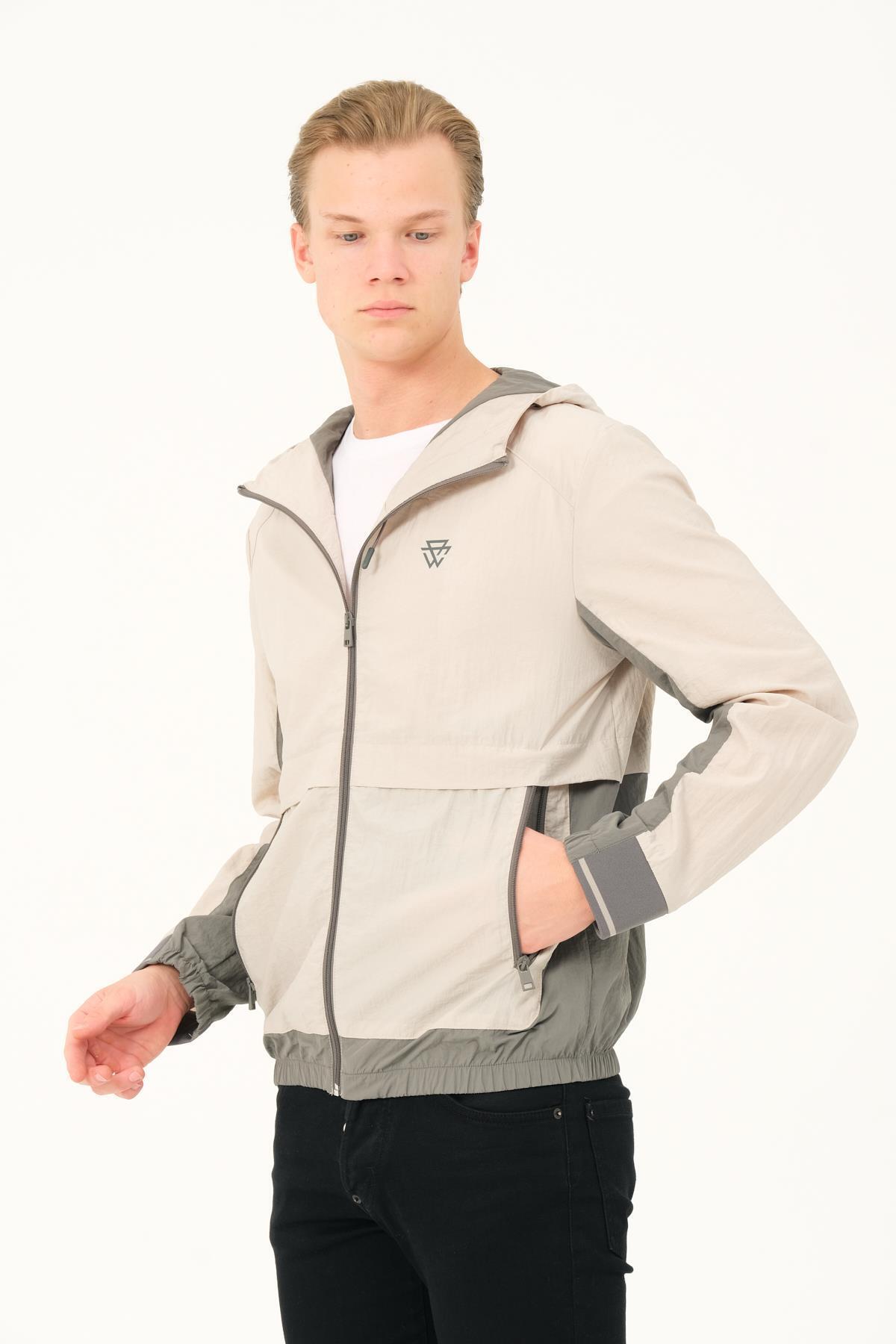 Peaks Windbreaker SP2402 — خاکستری TYCD4EB2731E80FD50 — تصویر 2 از 8