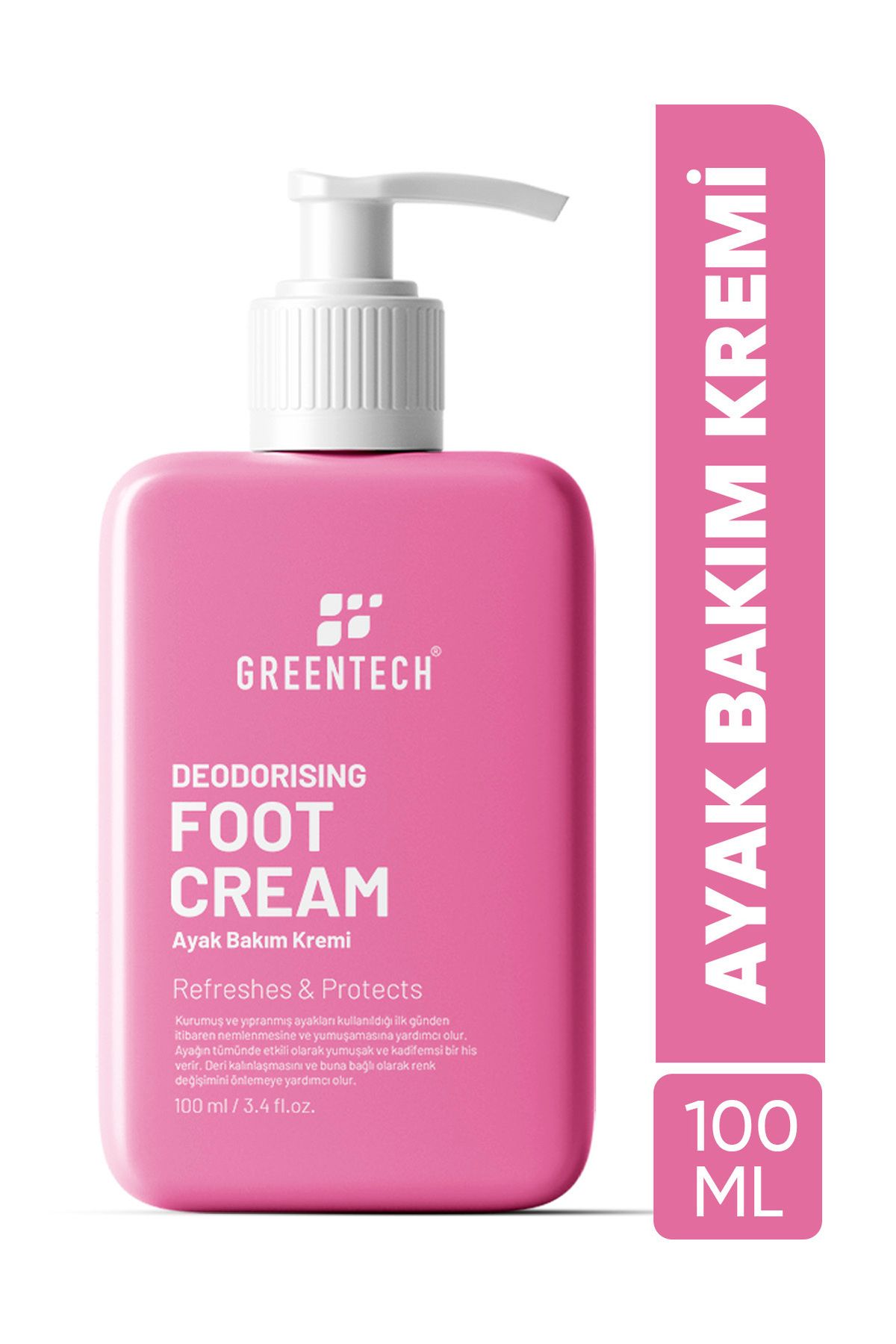 Greentech Topuk Çatlak ve Ayak Bakım Kremi 100 ml