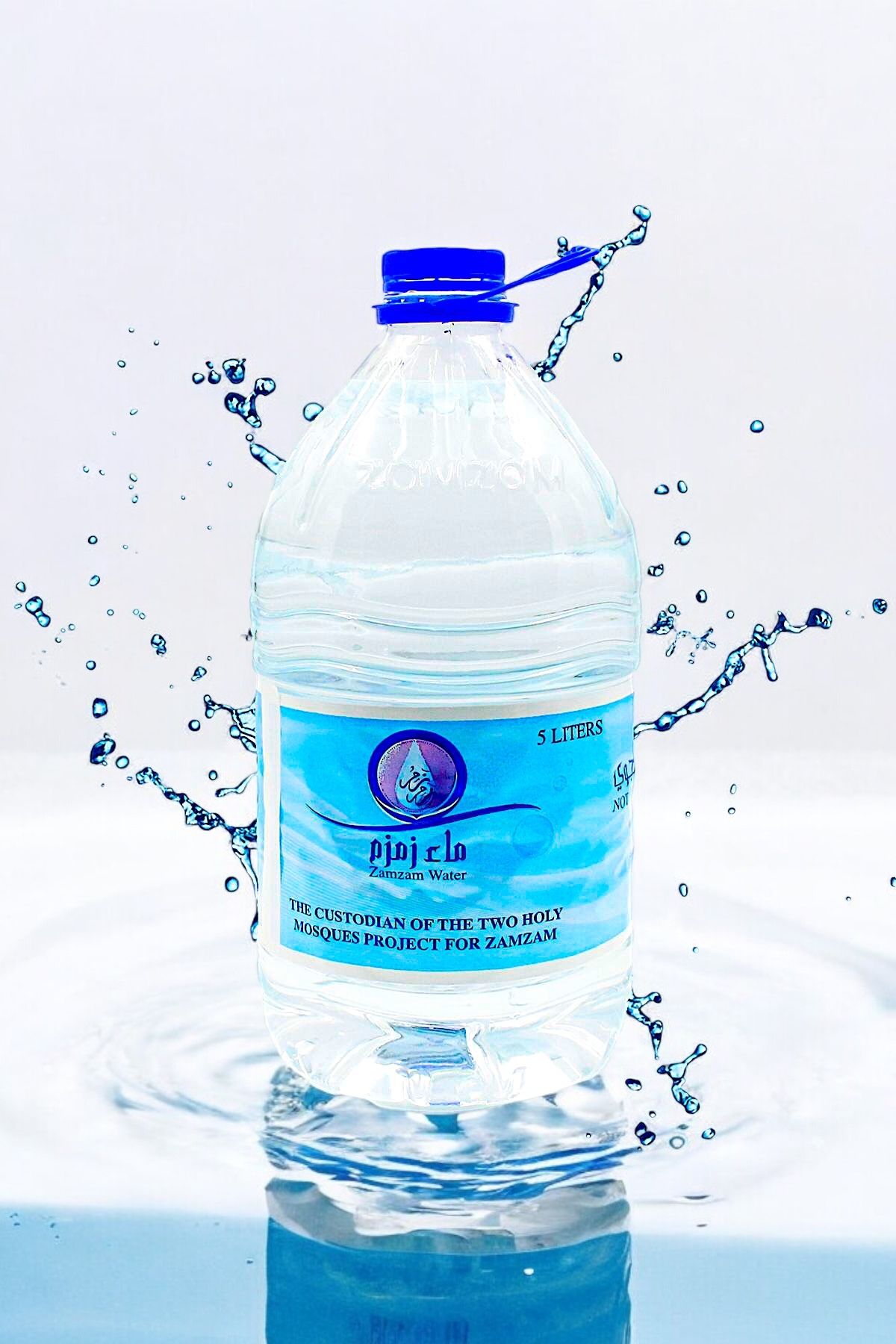 Tekbir Yayınları Zemzem Suyu 5 Litre 1 Adet Özel Vakumlu Poşetinde ve Kutusunda Zemzem 5 Lt