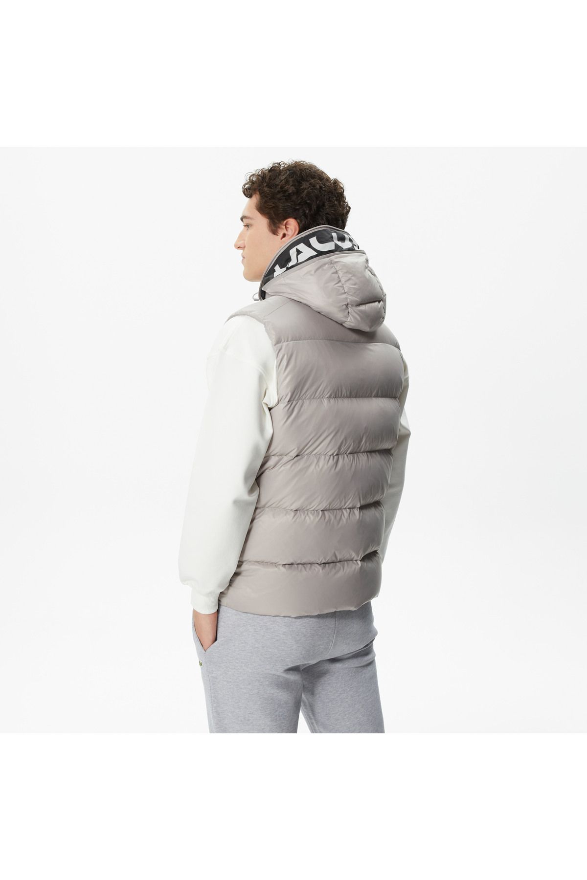 جلیقه خاکستری مردانه کاپیتون اورجینال Lacoste