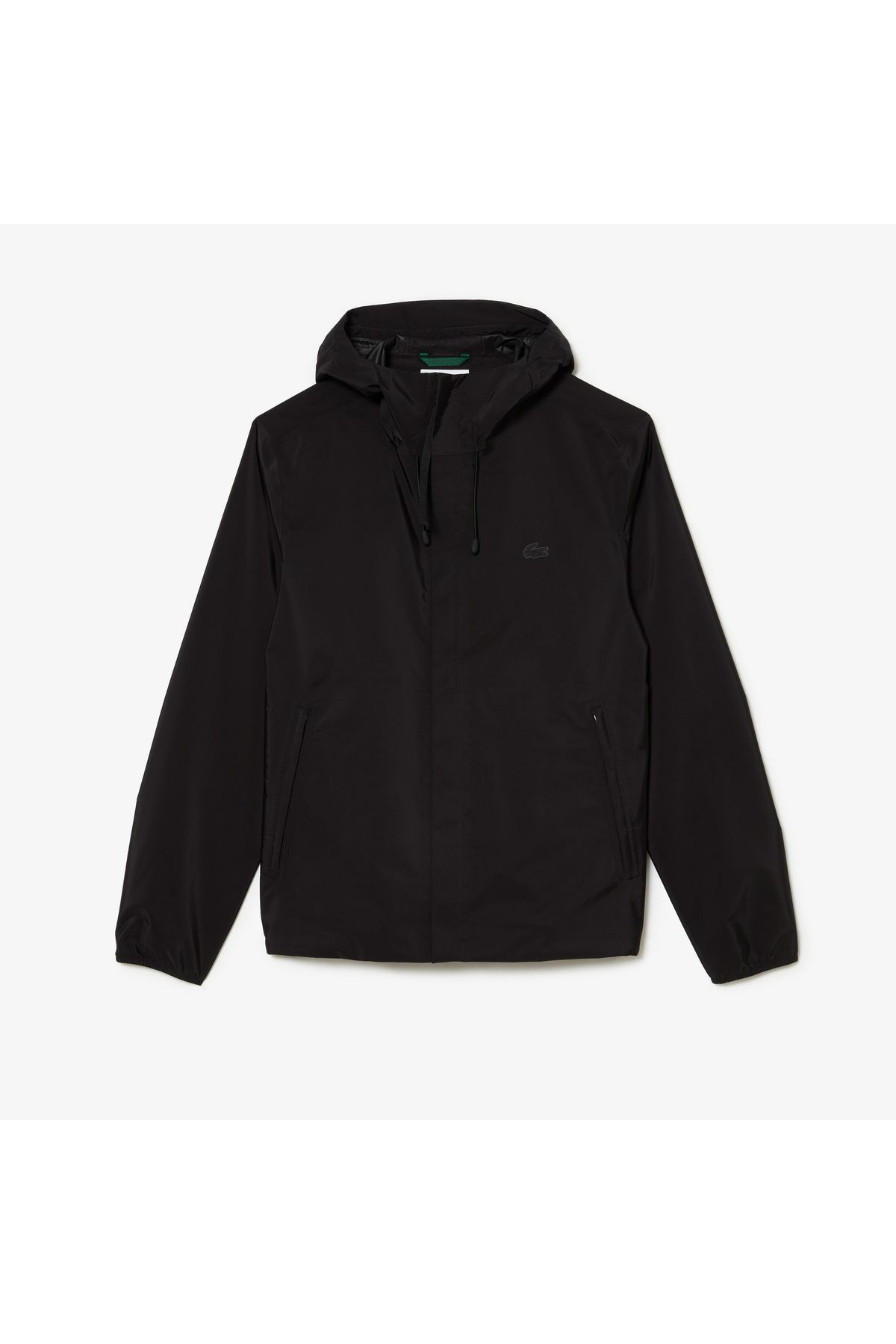 کاپشن مشکی مردانه مانتو کلاه دار اورجینال Lacoste