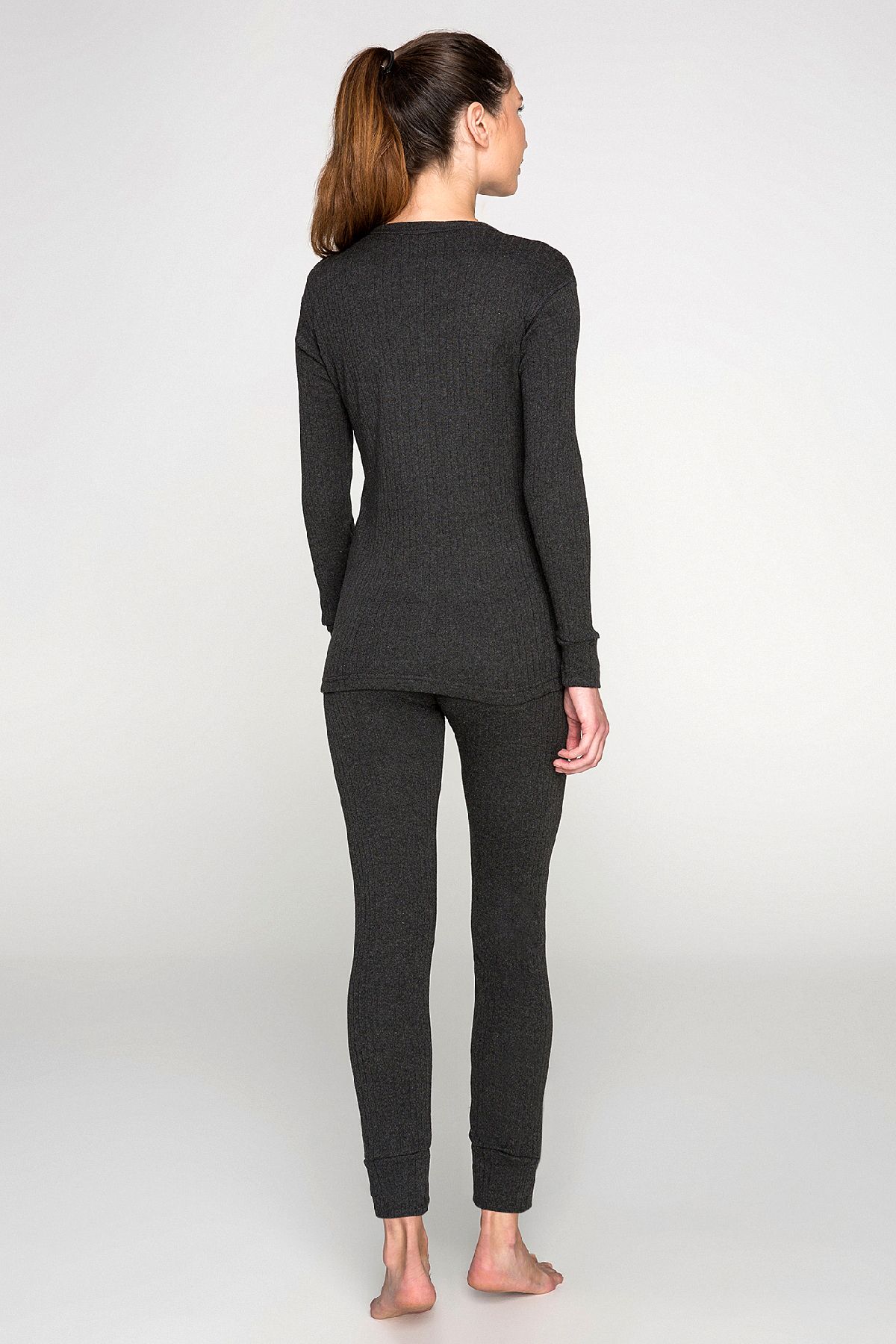 THERMOFORM-Σετ εσωρούχων Anthracite Soft Thermal 3