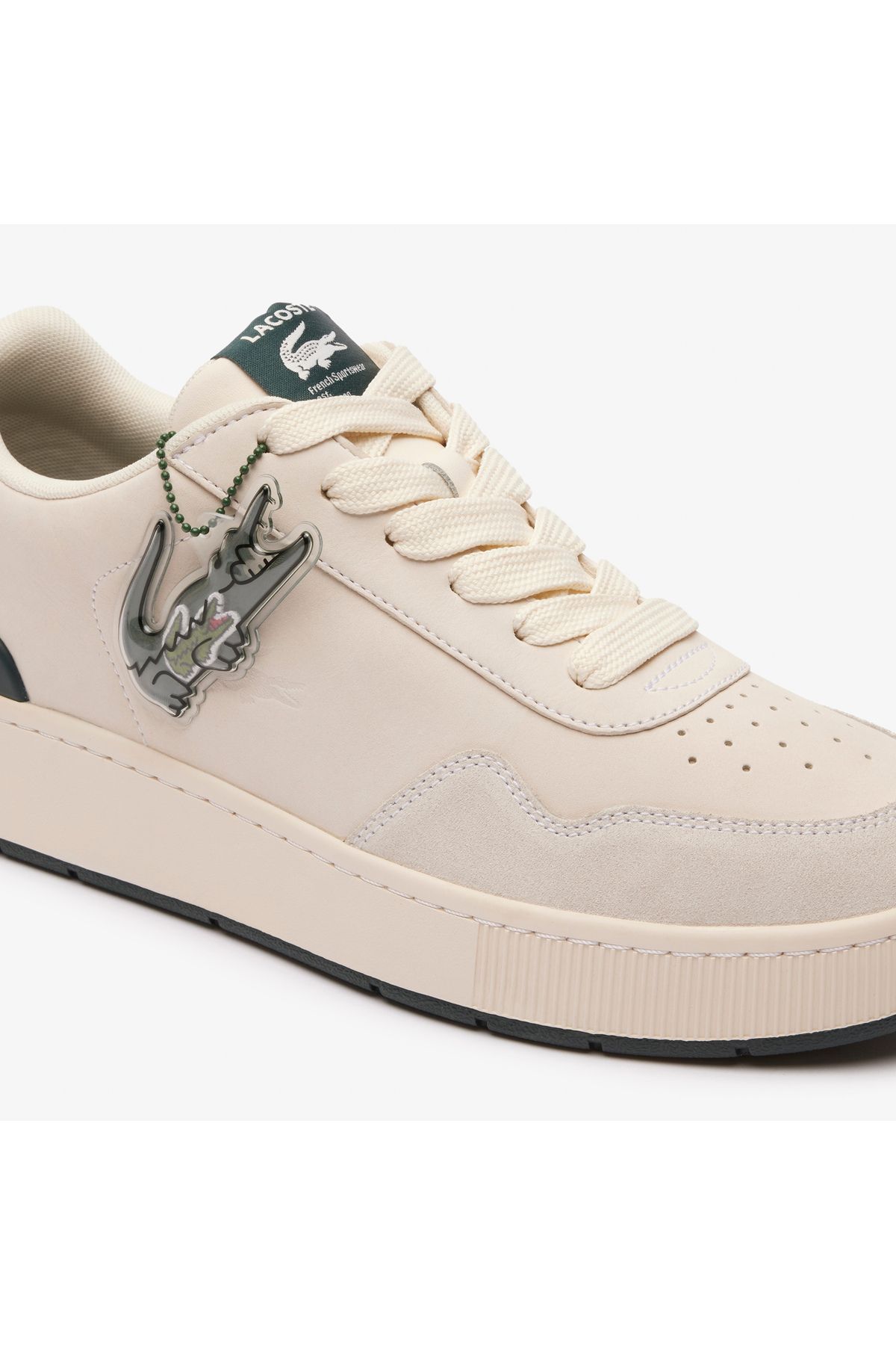 اسنیکر نود مردانه کفش ورزشی Beige Clip Ace Lacoste