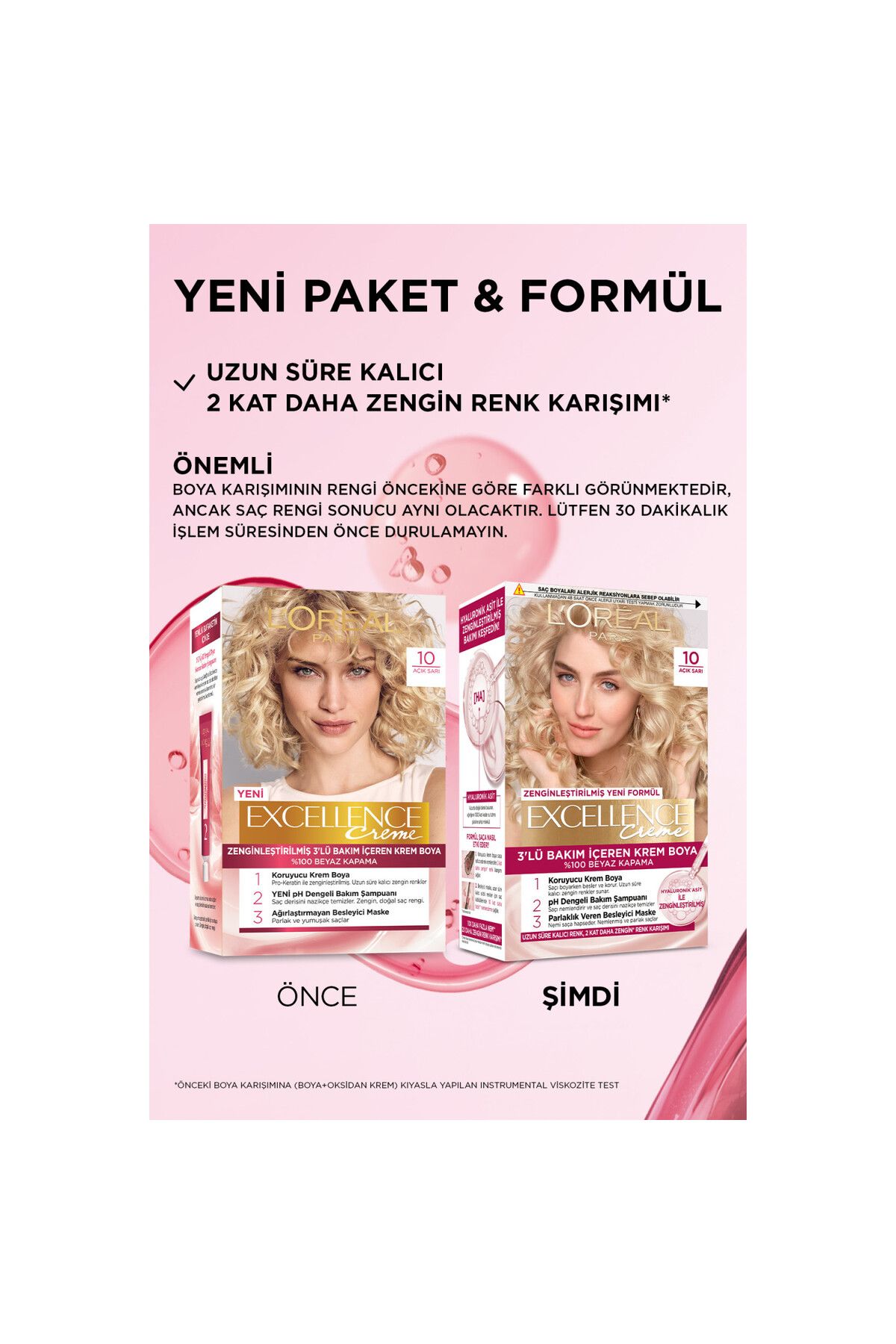 L'Oreal Paris رنگ مو اکسلانس کرم 10 زرد روشن