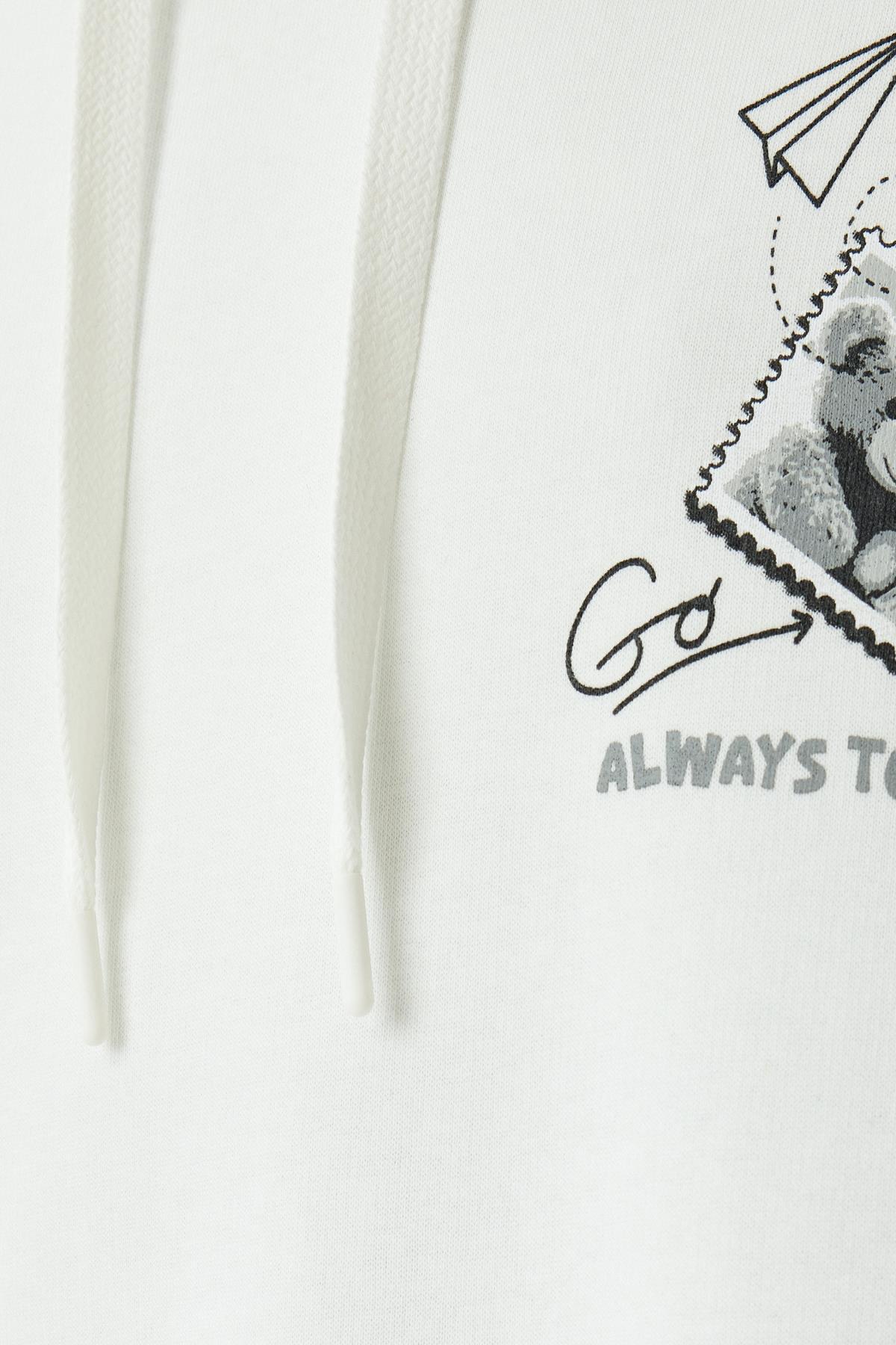 سویشرت زنانه اکرو کوتونKoton | 5WAL10485IK اورجینال - تصویر 6