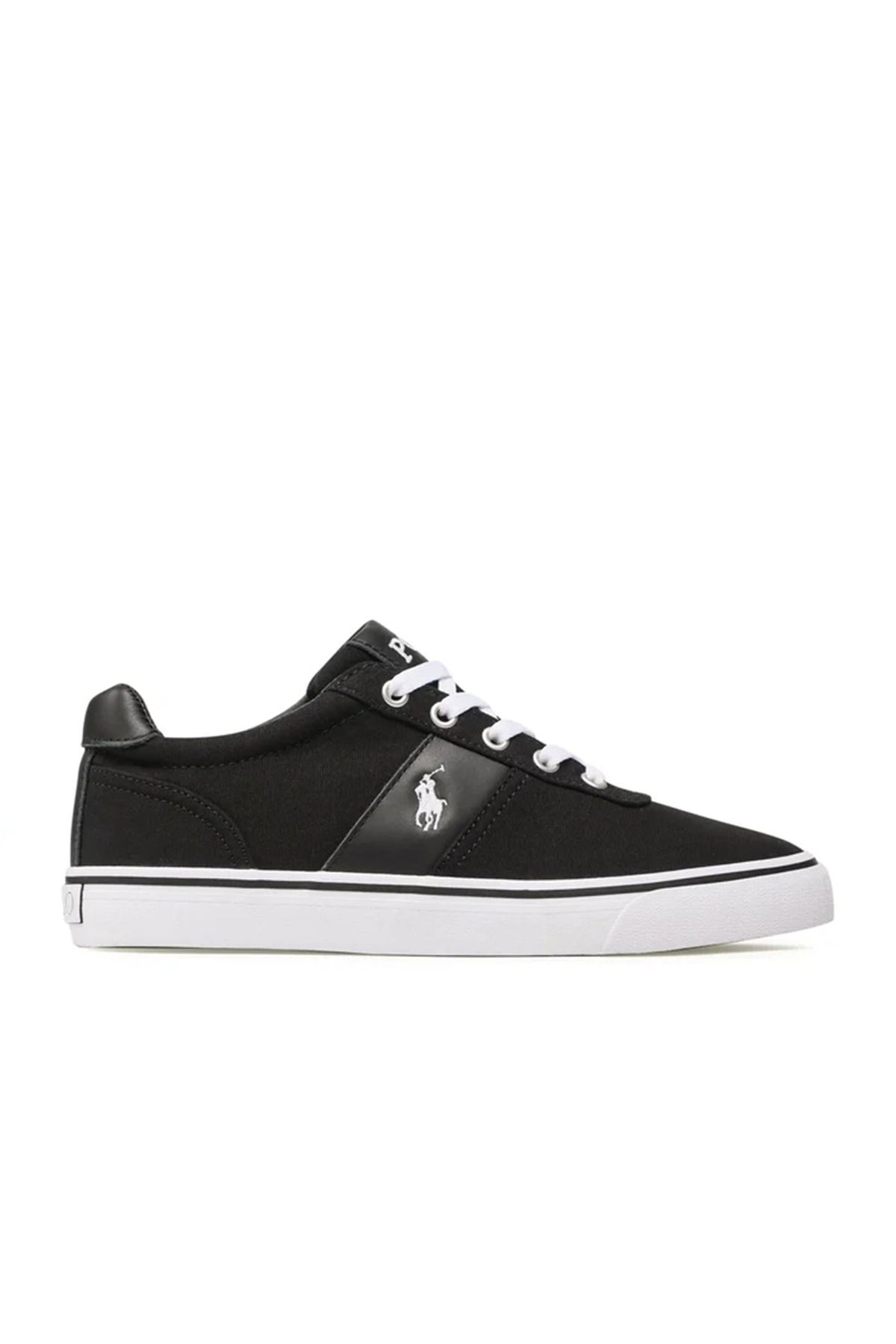 Ralph Lauren Hanford Low Top Lace Black White Sneakers Trendyol