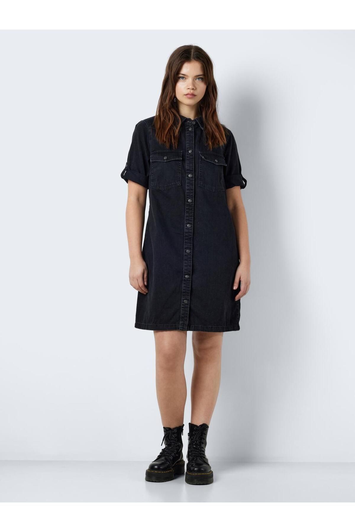 Noisy May-NMNEW SIGNE S/S DENIMOWA SUKIENKA WG001BL NOOS 2