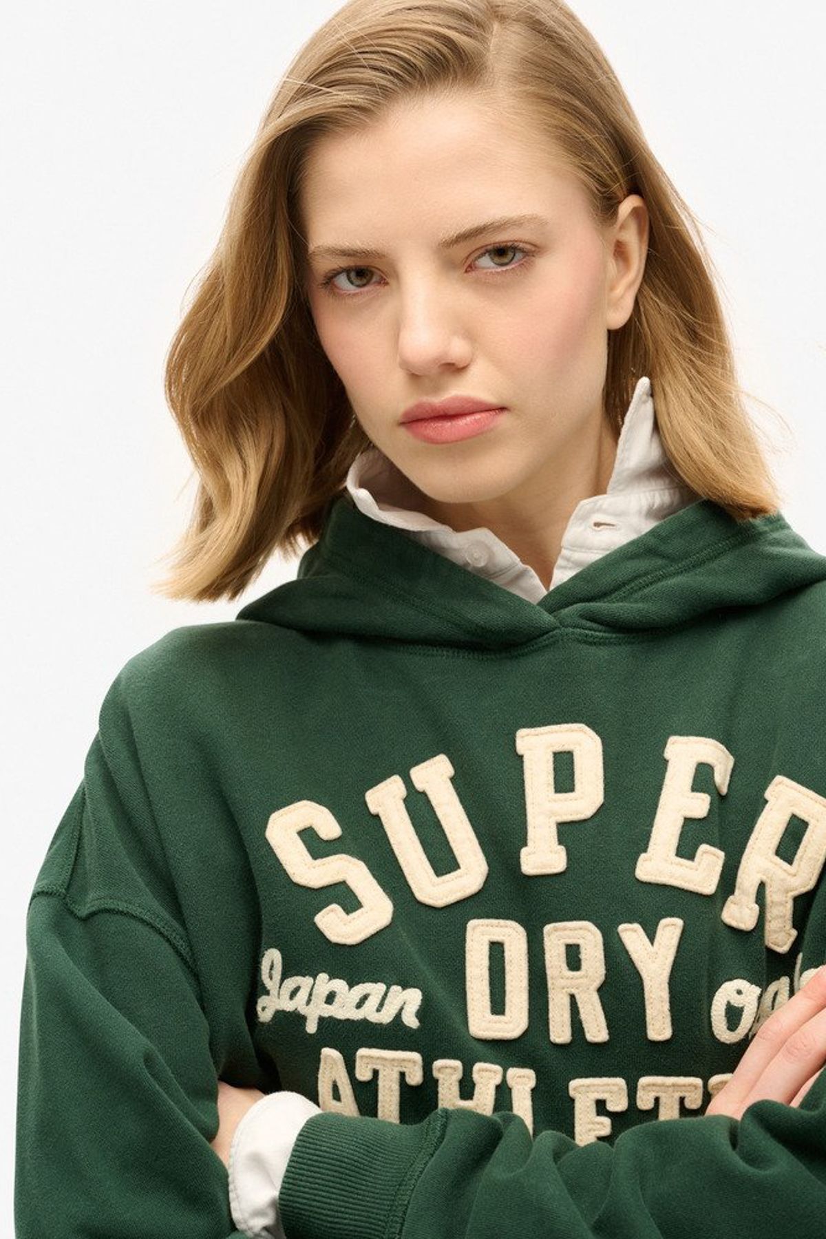 SUPERDRY-Sportive AKAİK Oversize kapucnis kapucnis kapucnis pulóver 3