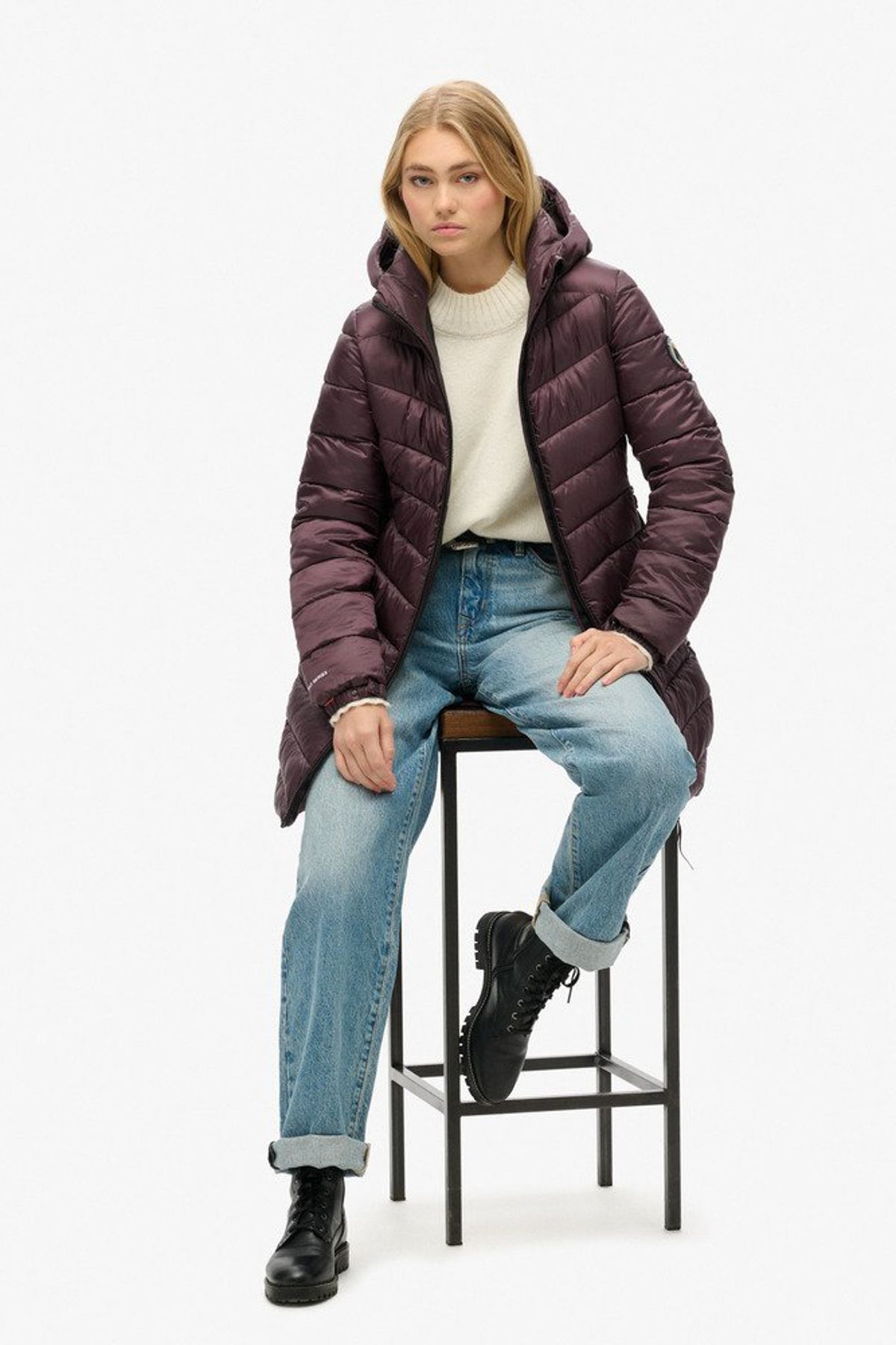 SUPERDRY-HOODED FUJI MID PADDED JACKET 5