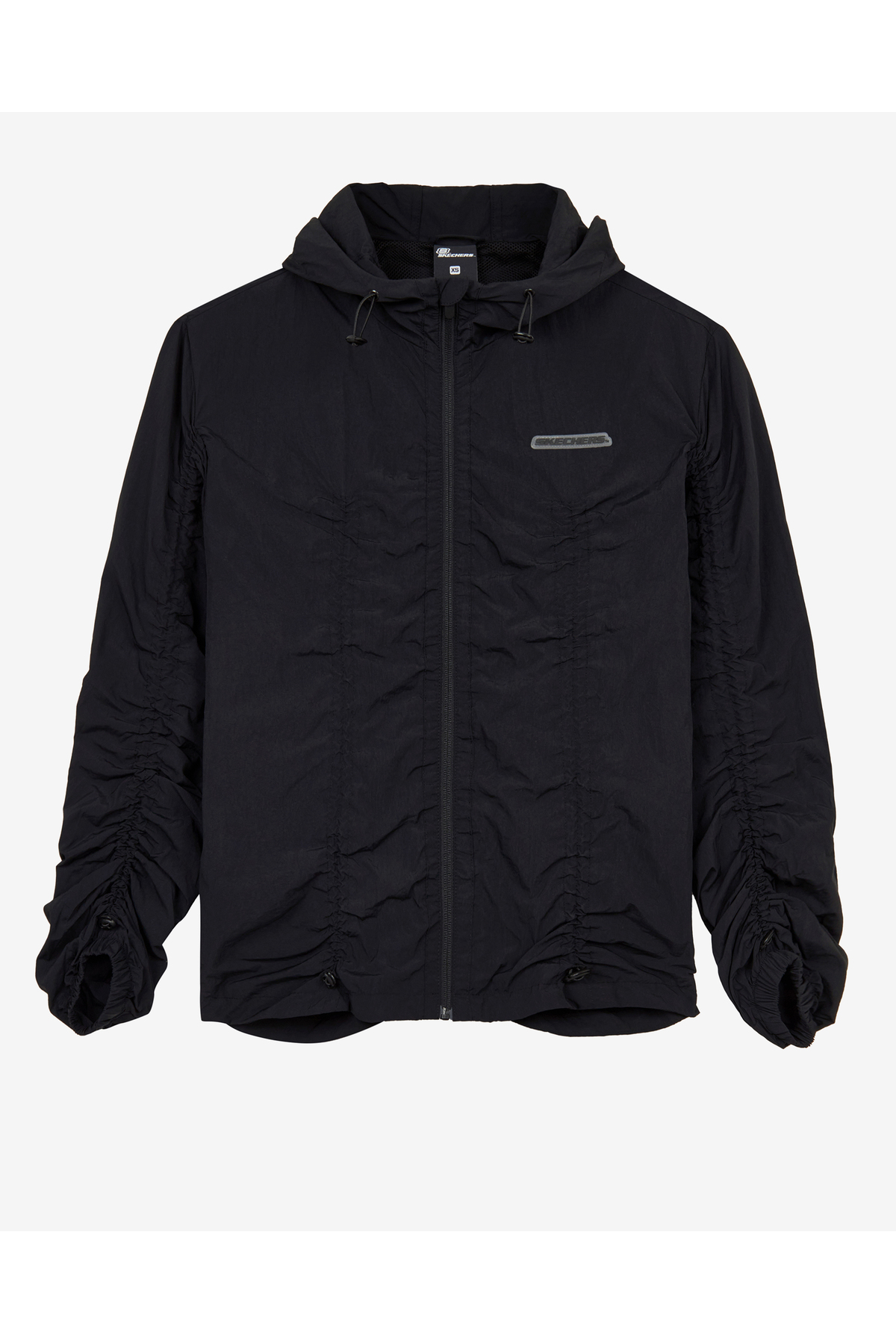 SKECHERS Micro Collection W Hooded Jacket Kadın Siyah Mont S241094-001 görsel 6