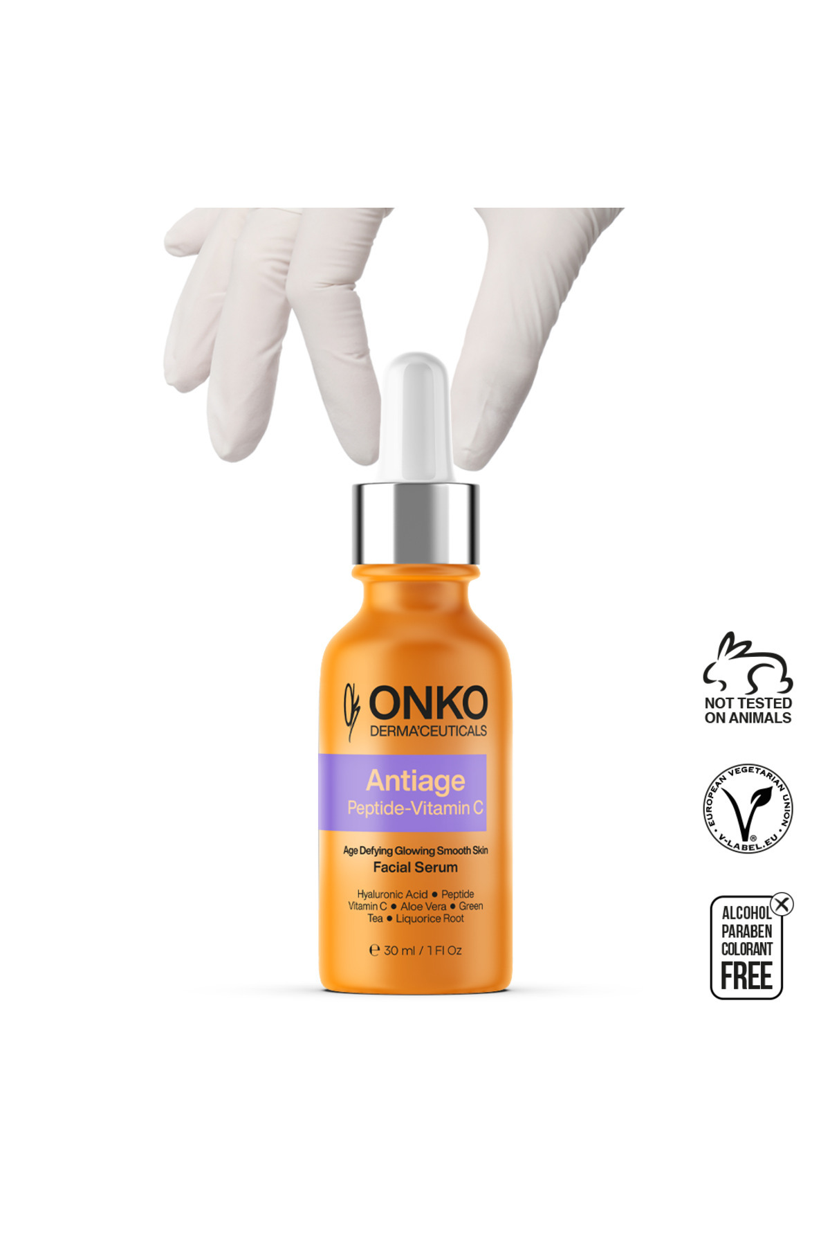 Onko Dermaceuticals-Antiage Peptide-c Yaşlanma Karşıtı Nemlendirici Serum 30ml. %3 Acetylhexapeptid-8 6