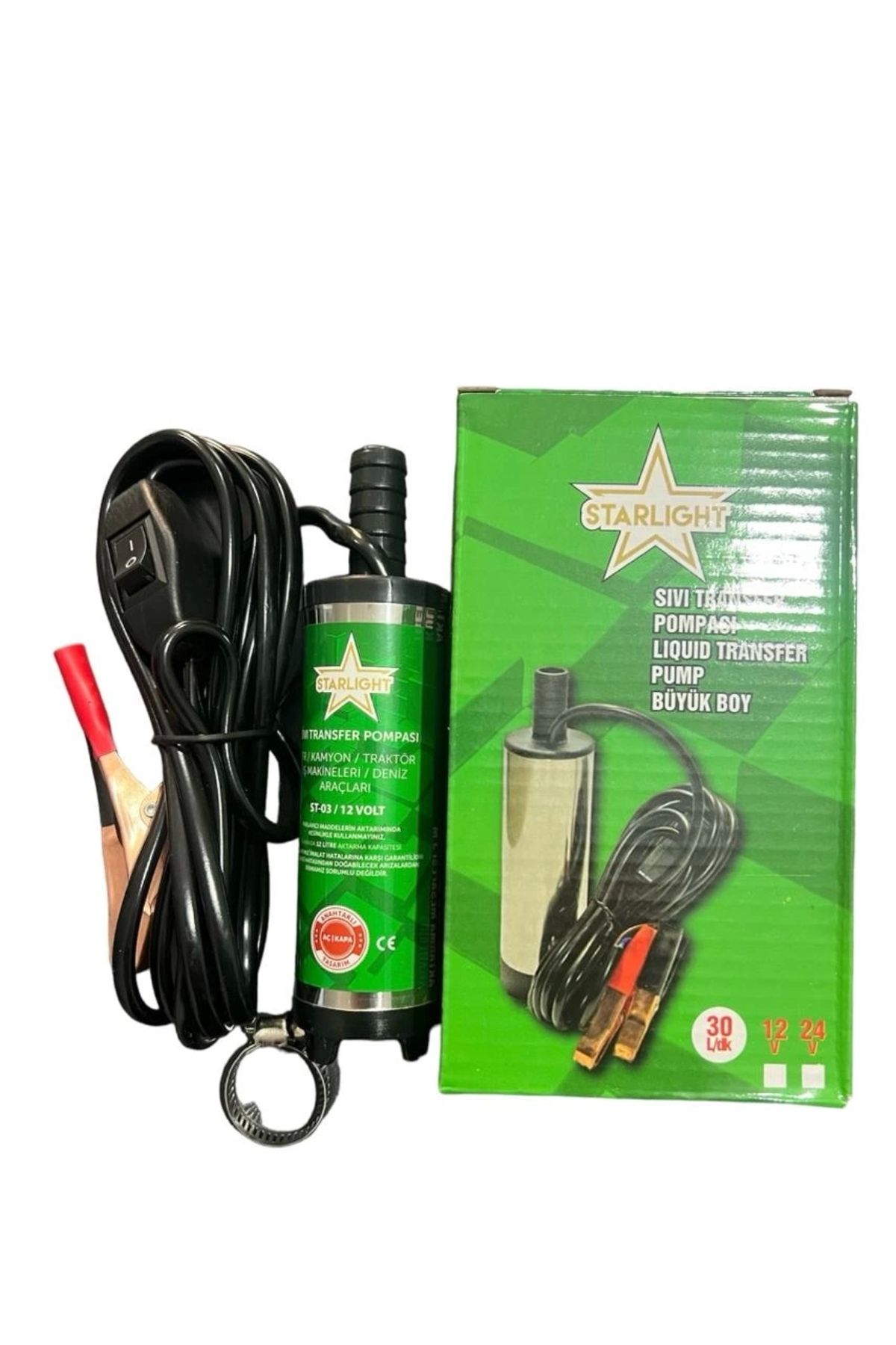 STARLİGHT 12 VOLT MİNİ DALGIÇ SIVI TRANSFER POMPASI 30 LİTRE/DK - 2