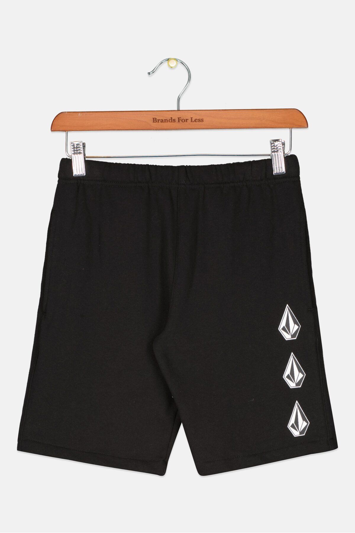 Volcom-Kids Boy Printed Drawstring Short, Black 1