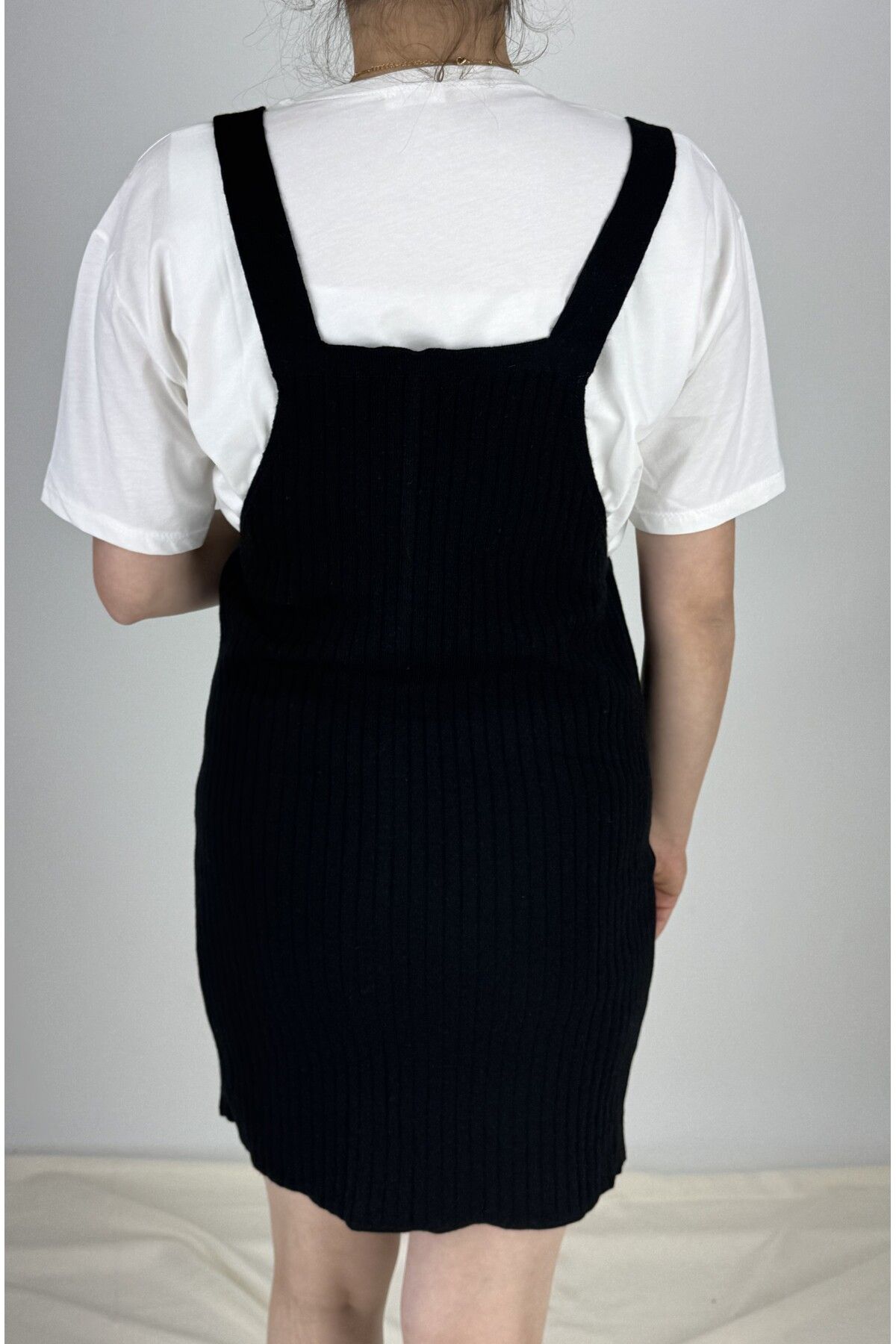 SHARON MODA-Women's Stripe Pattern Slopet with Pocket and Strap 5
