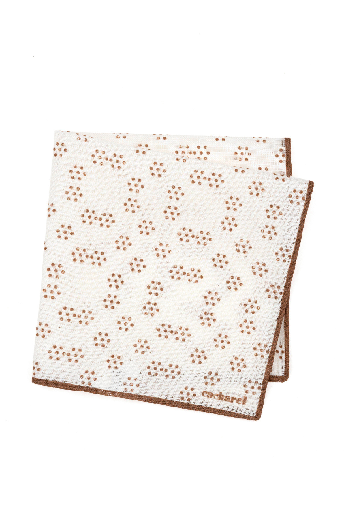 دستمال کتانی بژ برند کاشارل کد:(50290295-591) Cacharel