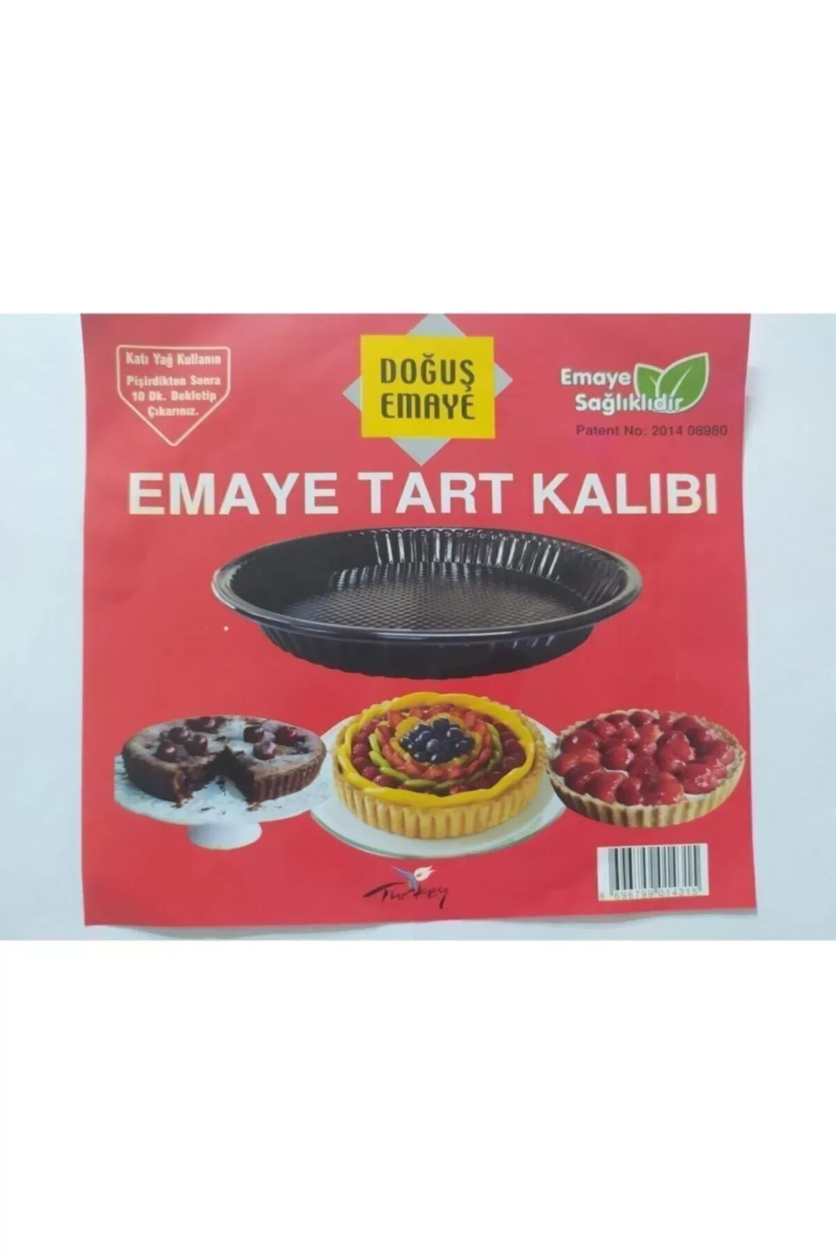 Mu Art Emaye Tart Turta Kalıbı Royaleks-Gvn018