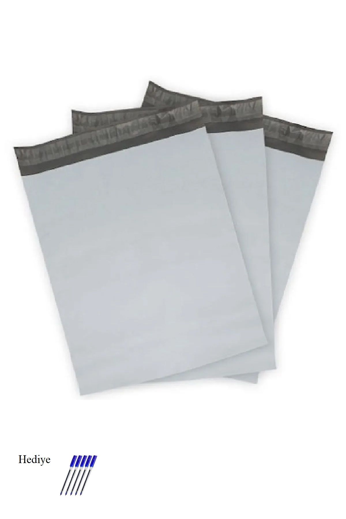 Kapamarka Cepsiz Mini Boy Kargo Poşeti 17x25+4 cm - 750 Adet (40+40=80 Mikron)
