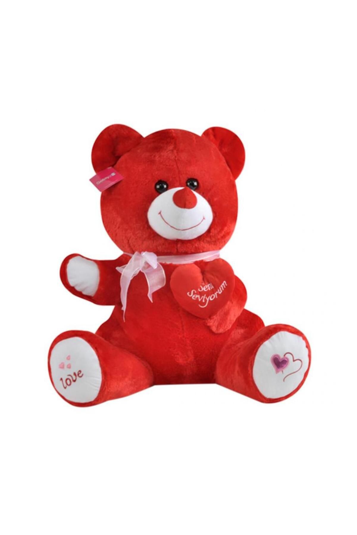 Amazex Store-Tıkıl Bear 57 cm Red Heart Plush Bear Gift for Lover 1