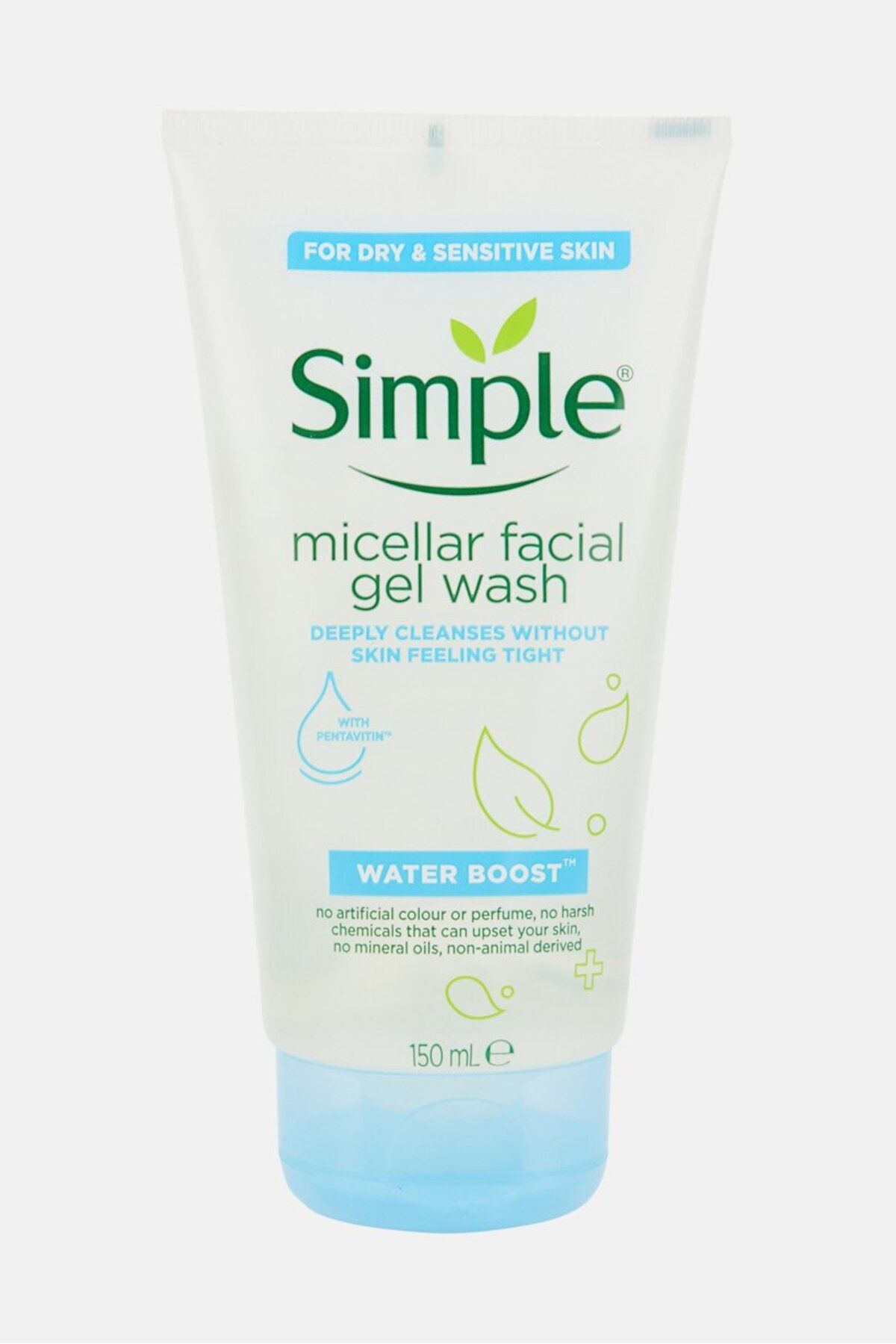 Simple-Micellar Facial Gel Wash 150ml, Blue 1