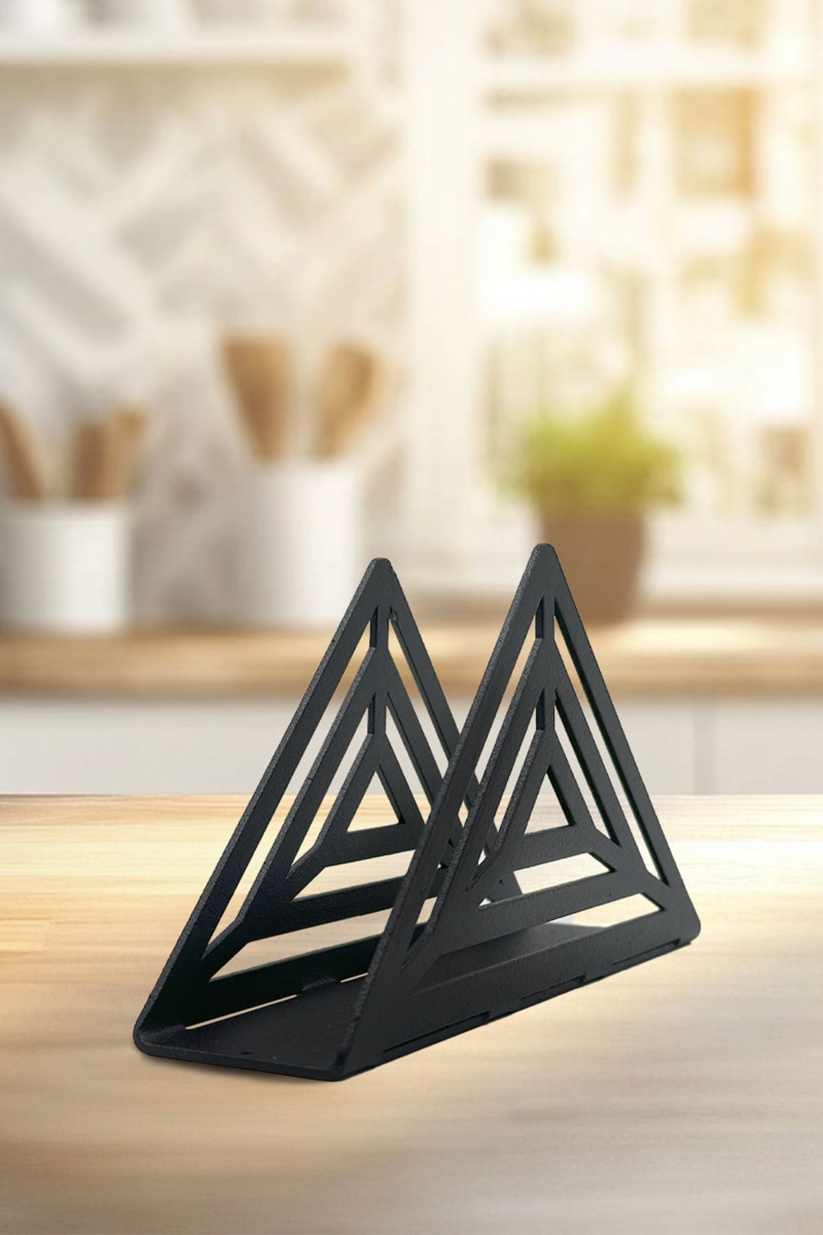 Metalium Concept-Black Metal Napkin Holder 5