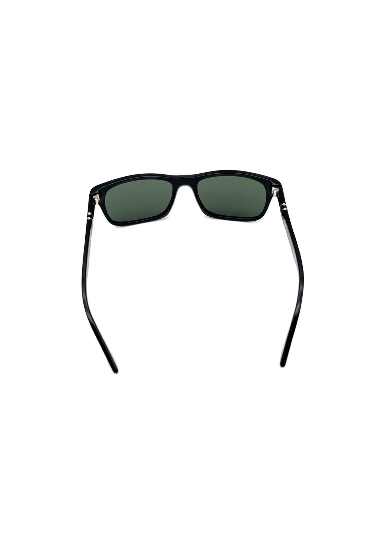 عینک آفتابی مشکی مردانه سیاه PO3048S 95 31 Persol