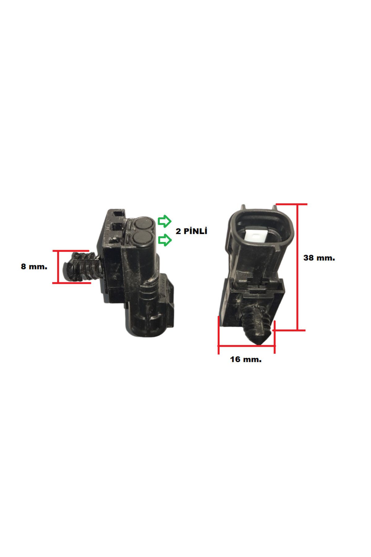 Gutsy Soket 2p38x16x8 Soket 2 Pınlı Unıversal Kore-japon Araclar Icın Uygundur