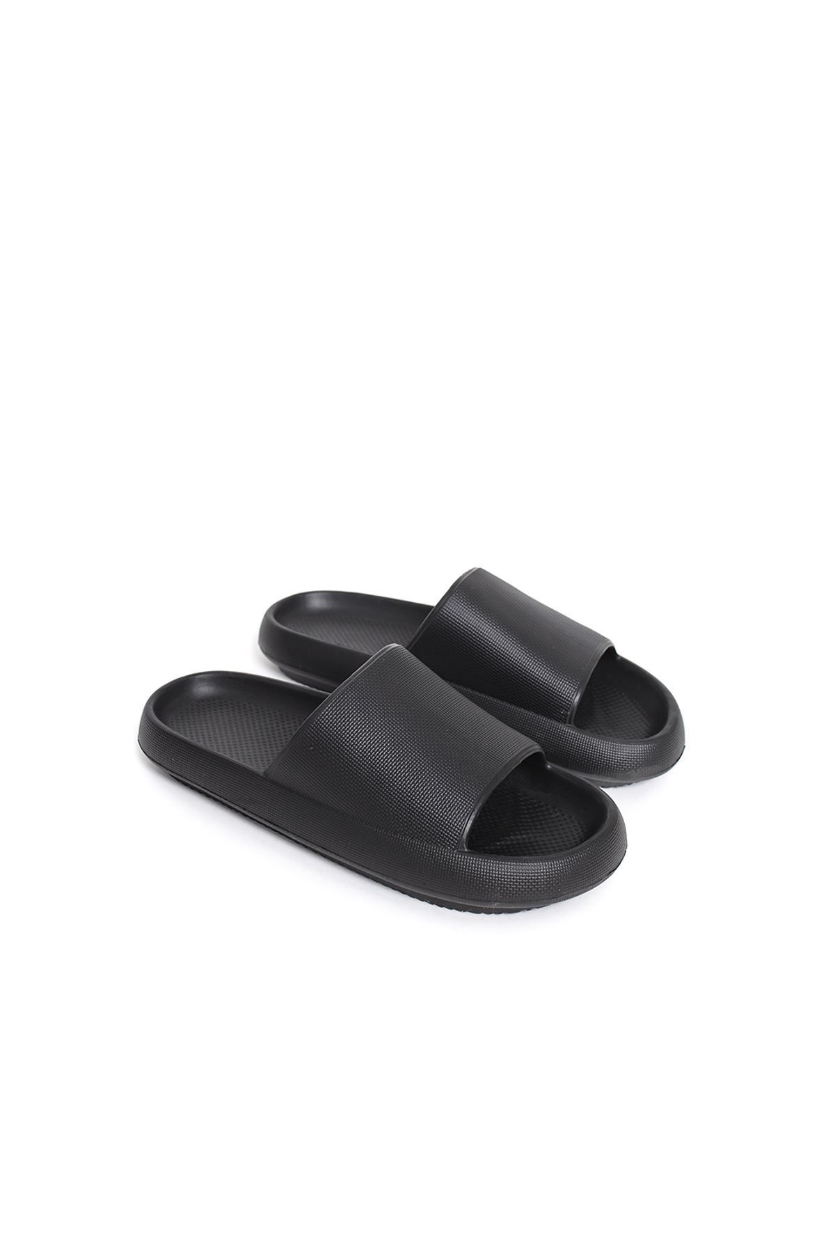 MuseStore TRL001 Poliüretan Erkek Terlik SIYAH