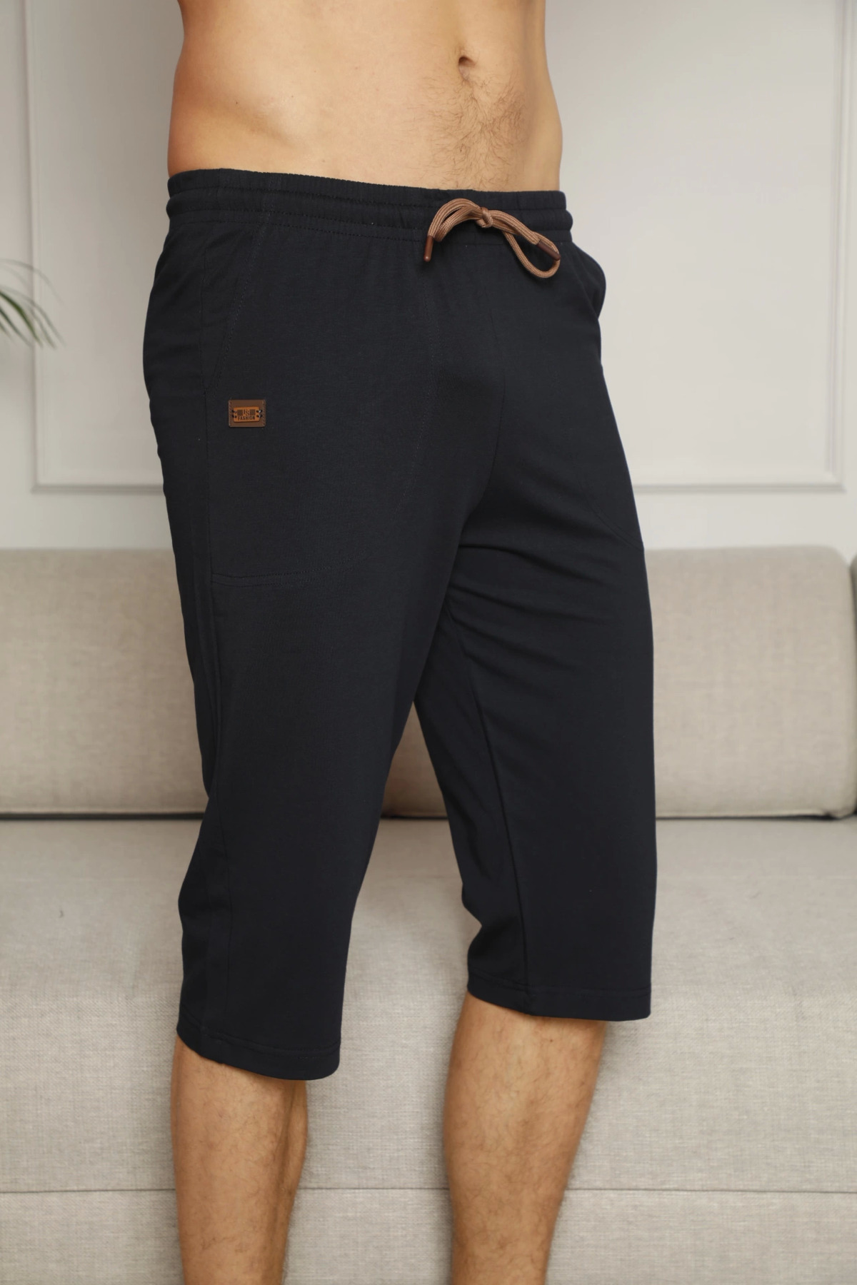 fantastik store Kocabey 121B Battal Tek Kapri Pijama Altı