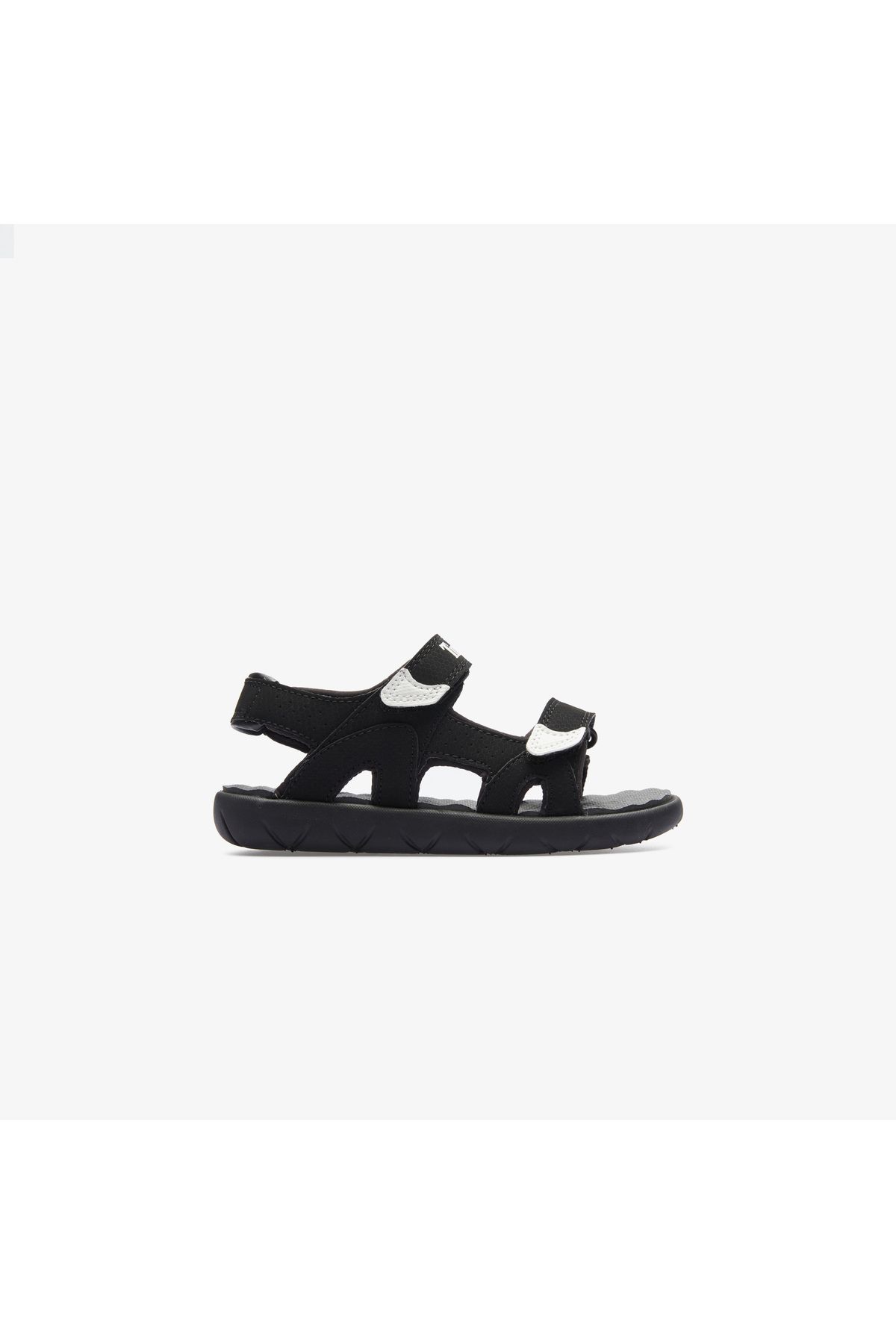 Timberland-Backstrap Kids Black Sandals 1