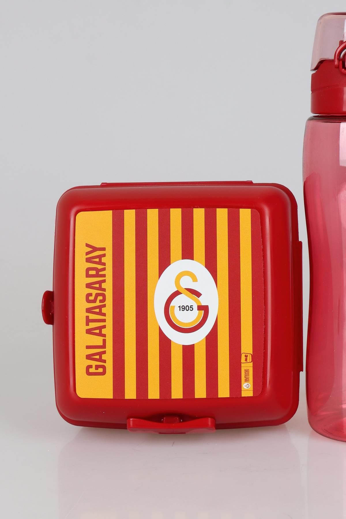 Galatasaray-New Season Licensed Galatasaray 700 ml Bottle and 2 Layer Nutrition Bottle / Lunch Box Set 2