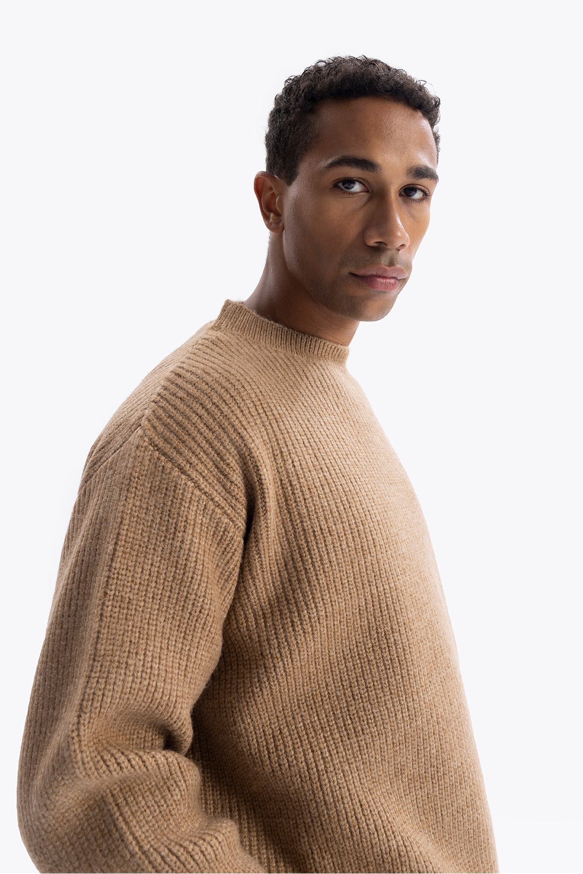 GIESTO-Knitwear Sweater - Taba 4