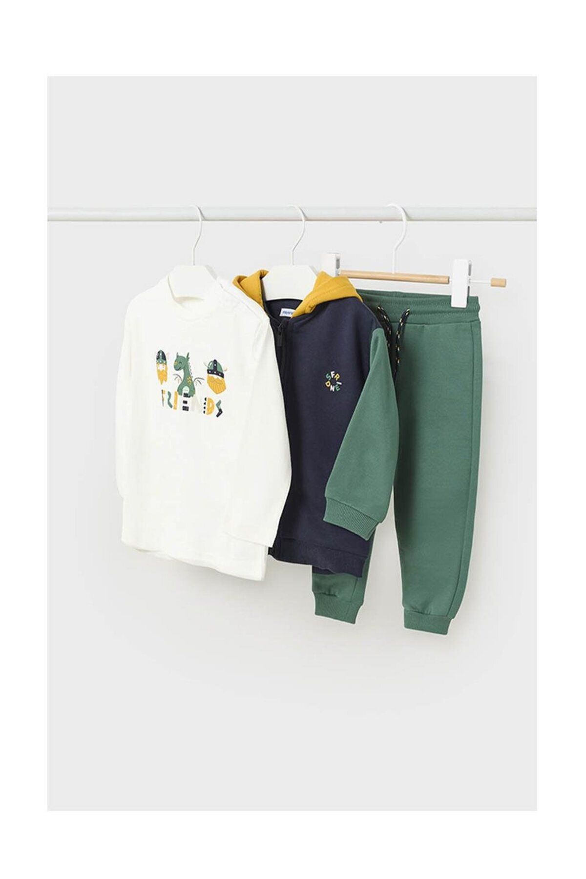 MAYORAL-Winter Baby Boy Tracksuit 3 Piece Set 2