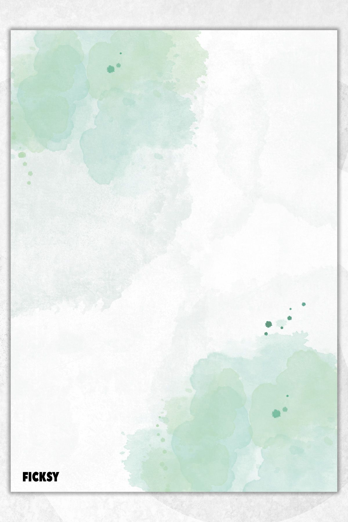 Ficksy-Green A5 Note Paper - 50 Sheets - to Do List / Notebook - Memopad / Memo Pad 1