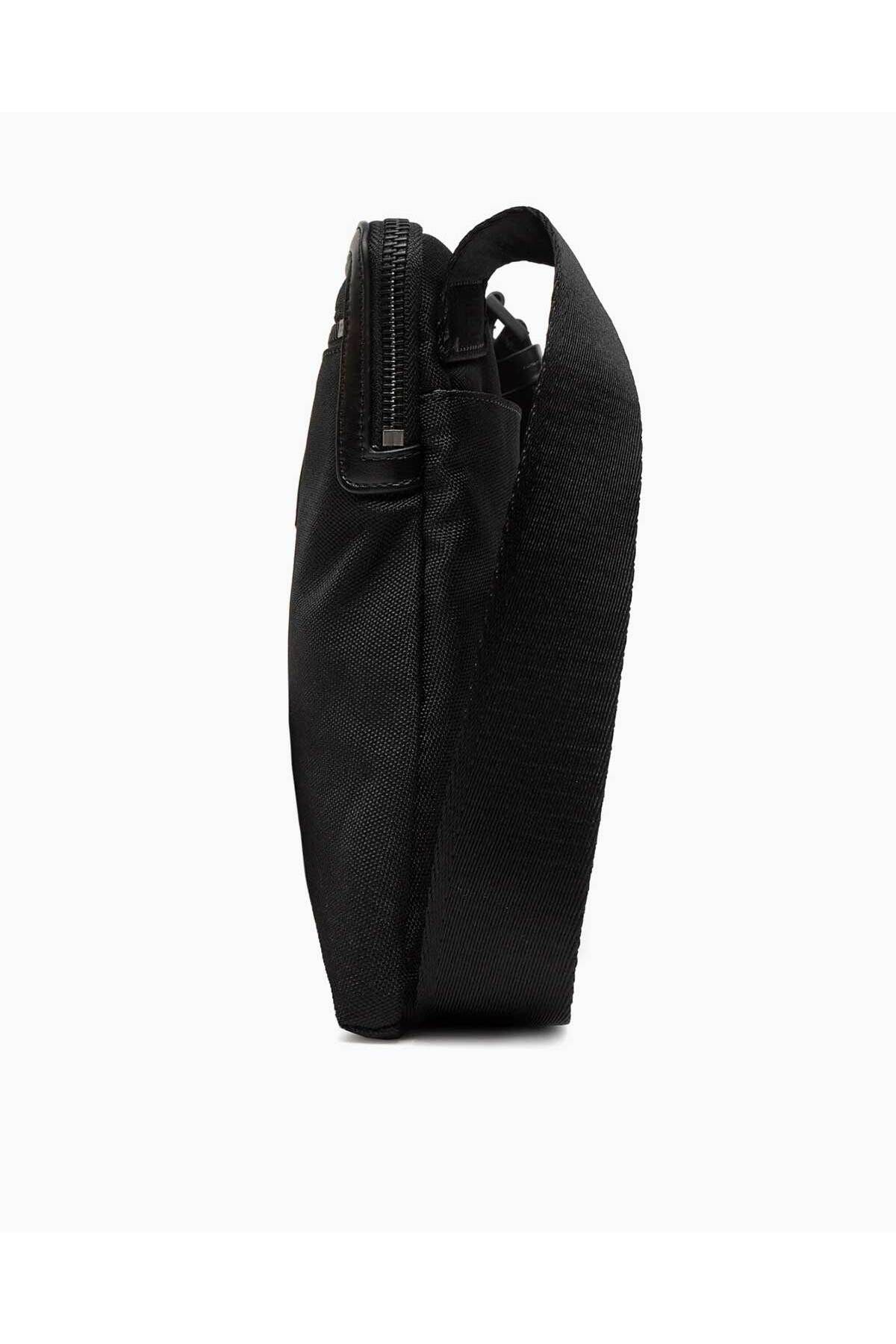 کیف شانه ای مشکی مردانه کیسه تسمه از راه دور Flatpack Pro Calvin Klein