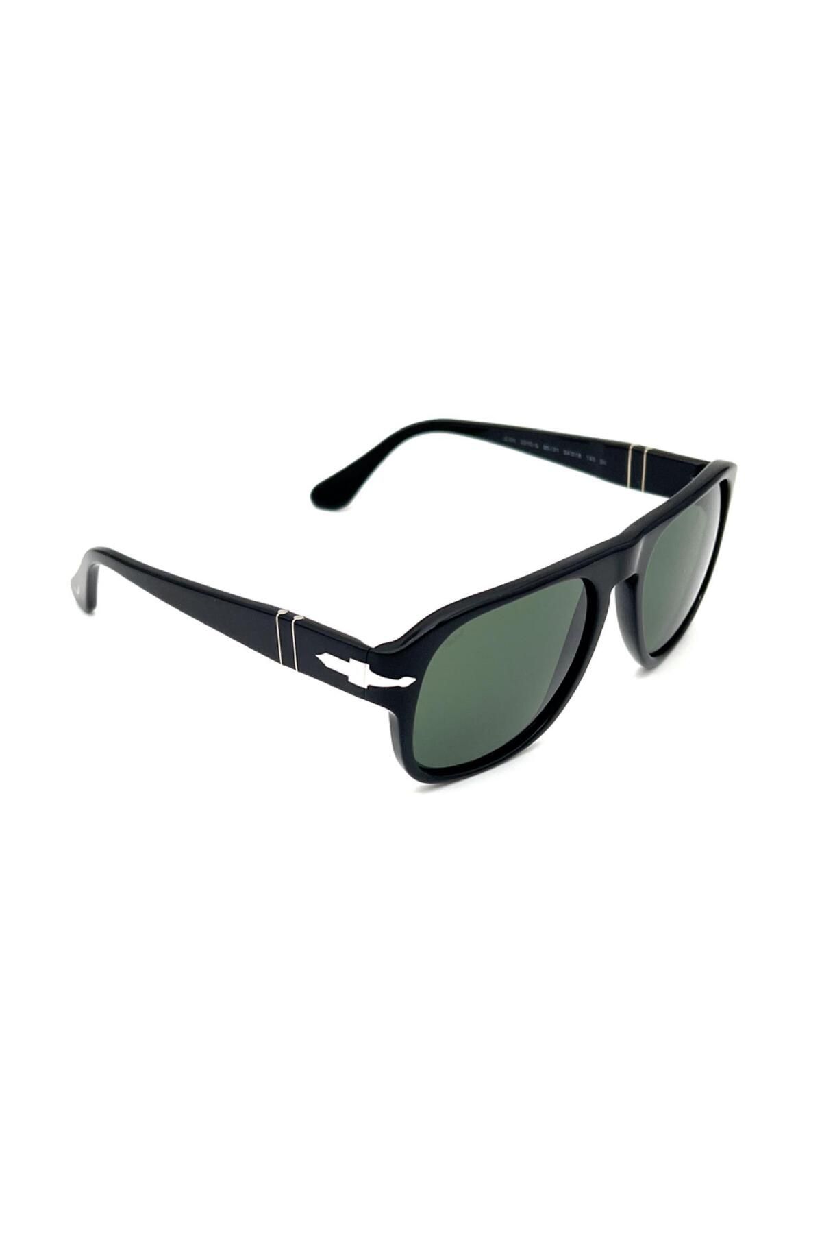 عینک آفتابی مشکی مردانه سیاه اورجینال Persol