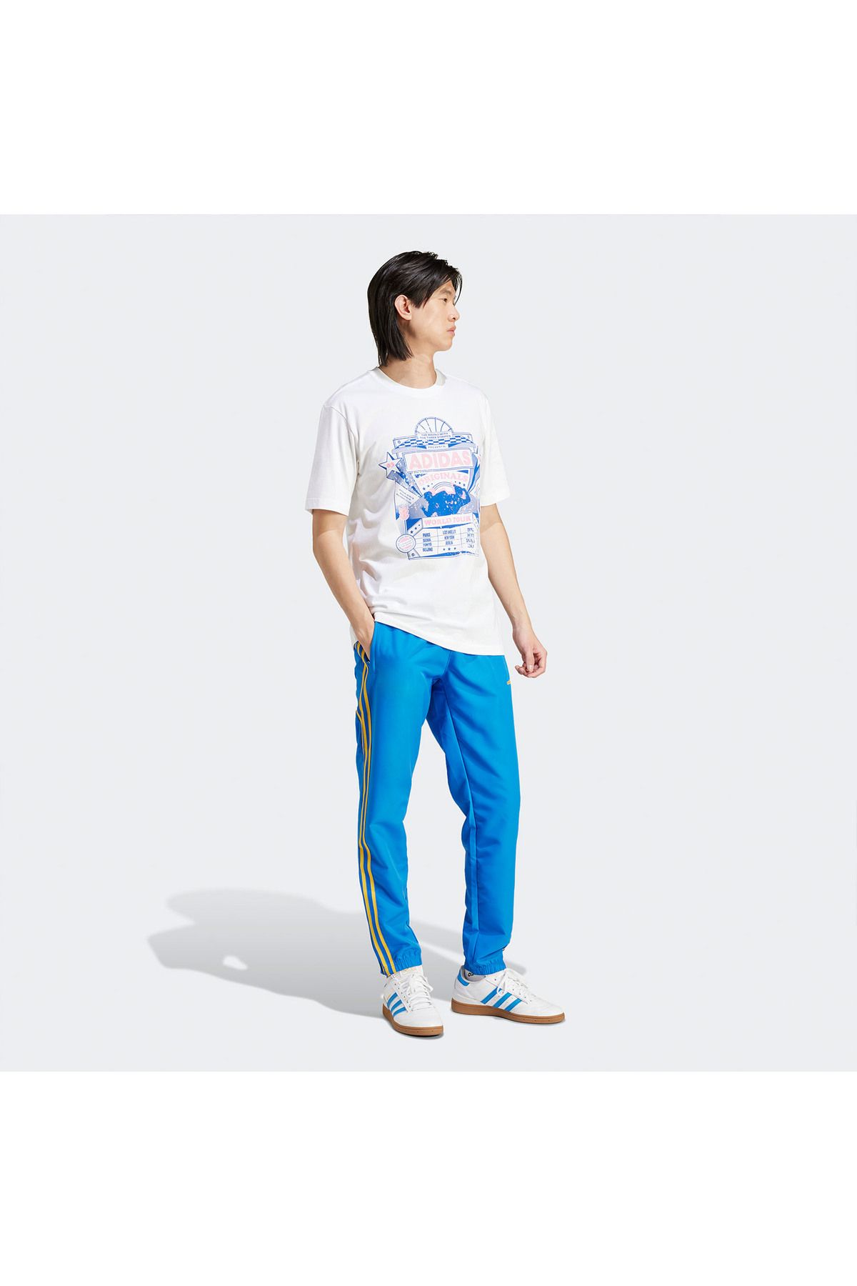 adidas-Woven Track Men's Blue Sweatpants 1