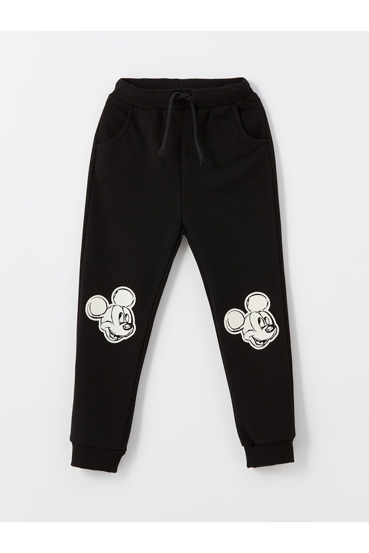 LC Waikiki-Lcw Mickey Mouse gemustertes Baby-Sweatshirt- und Jogginghose-Set mit Rundhalsausschnitt – 2er-Set 3