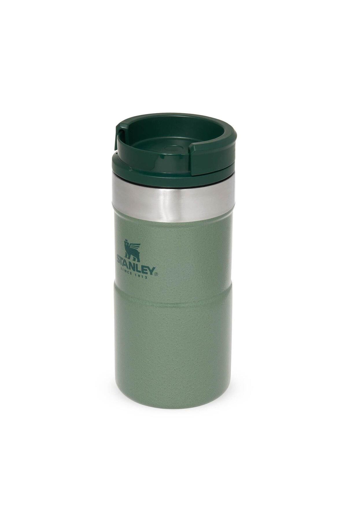 فلاسک سبز مردانه و زنانه کلاسیک NeverLeak Thermos Cup 0.25 Lt Green Stanley