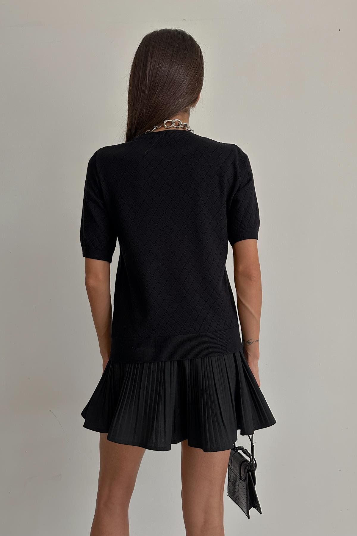 mylove-Pearl Written Knitwear Black 3