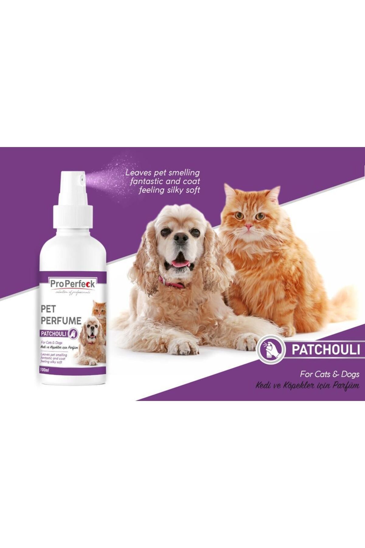 FAYMEM GLOBAL Pro Perfeck Kedi Ve Köpek Paçuli Parfüm 100 ml