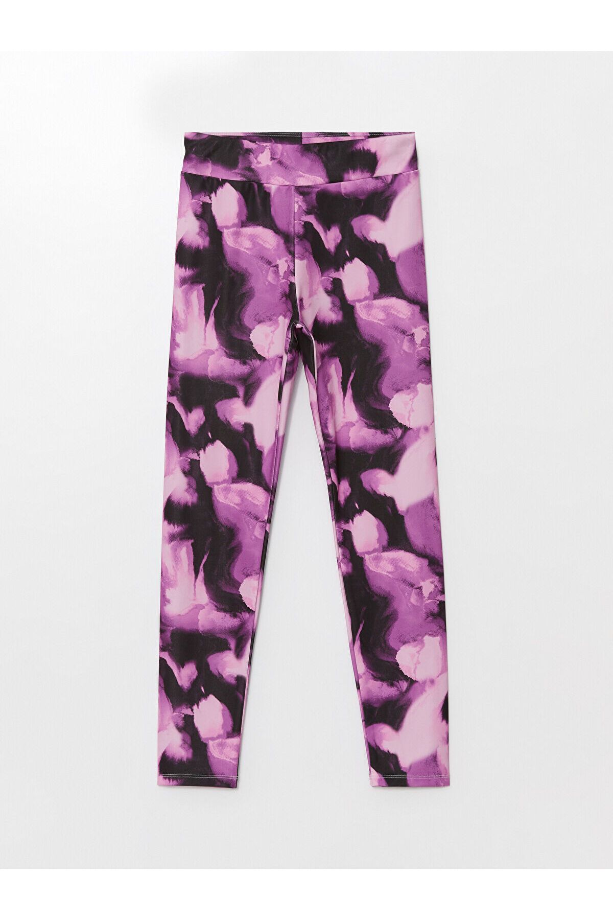 LC Waikiki-Lcw Elastic Waist Tie-Dye Patterned Girl's Tights 1