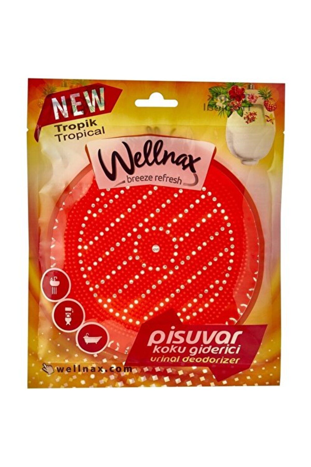 Wellnax breeze refresh Pisuvar Koku Giderici Süzgeci Tropical Kokulu X1