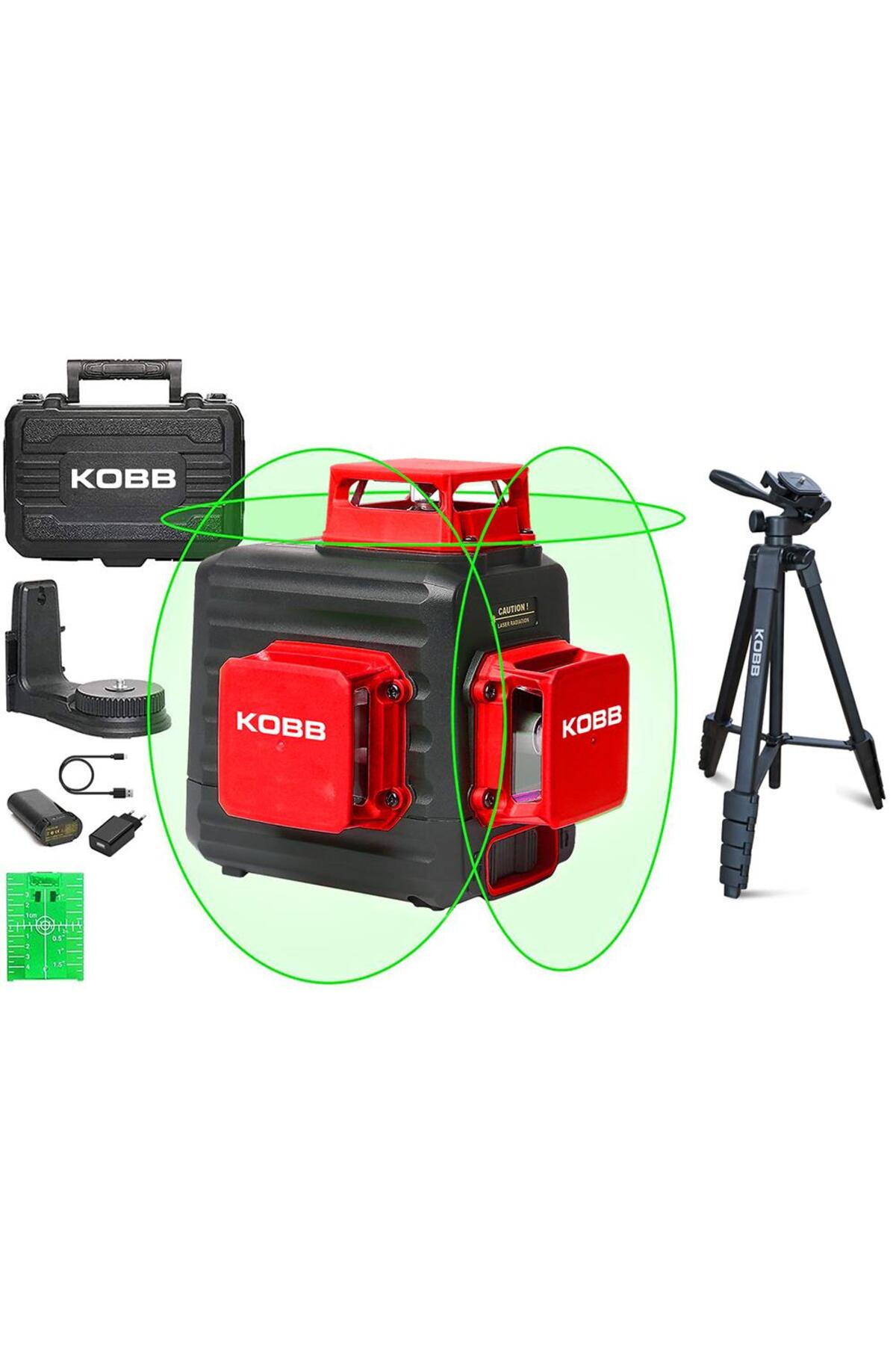 KOBB KBL34GTP 40 Metre Profesyonel Li-ion Şarjlı 3X360⁰ Otomatik