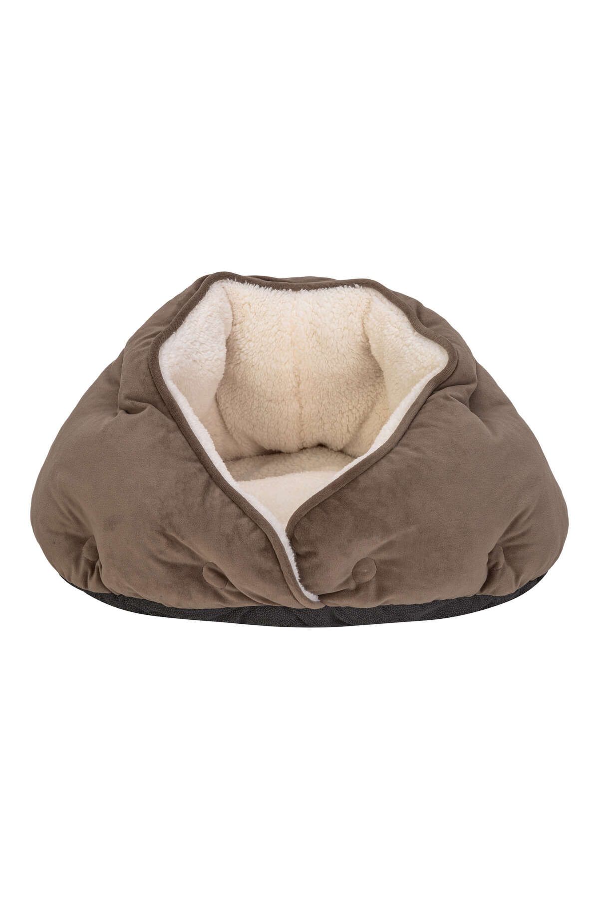 Pet Comfort Paris Perla Kedi ve Köpek Yatağı Kahverengi 50cm DRSTR