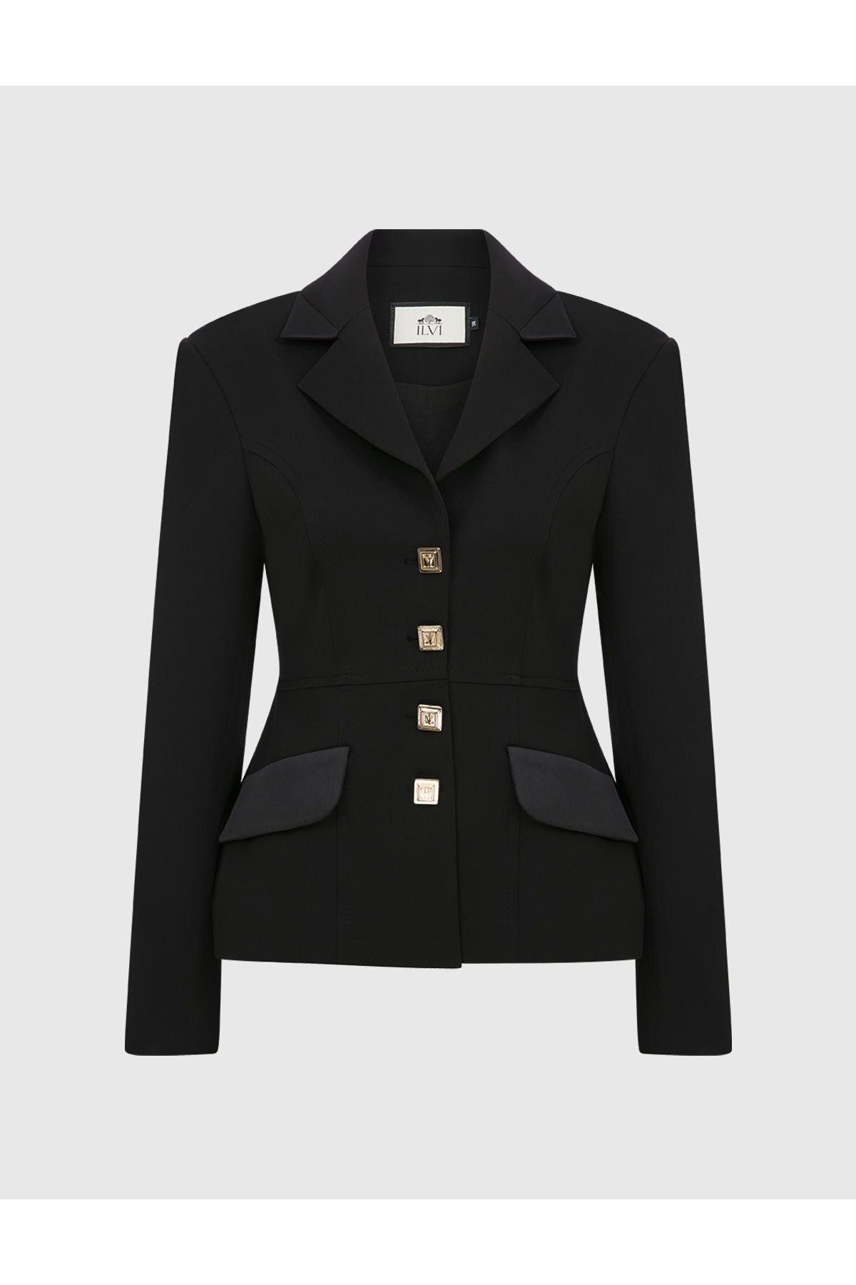 İLVİ-Patrice Women's Black Jacket 3