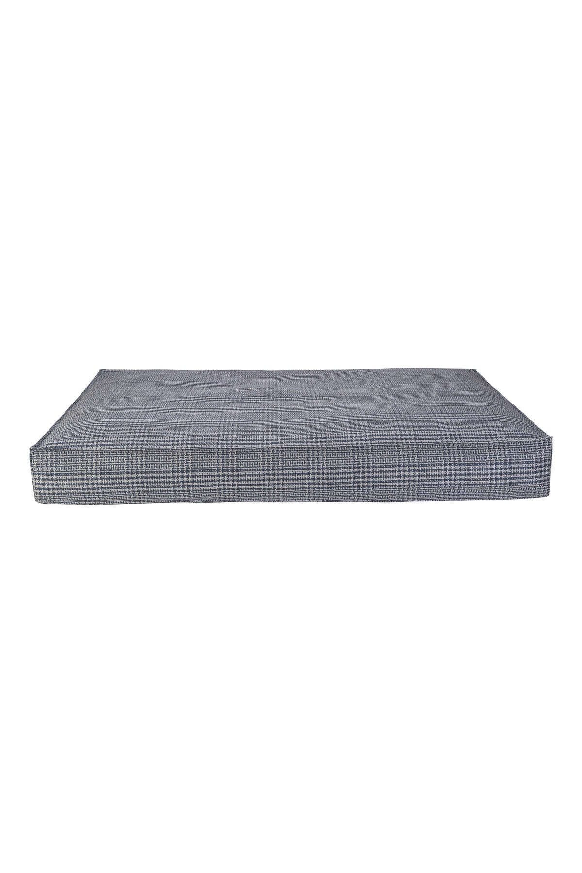 Pet Comfort Lima Varius Lacivert Kareli Köpek Yatağı L 75x110cm DRSTR
