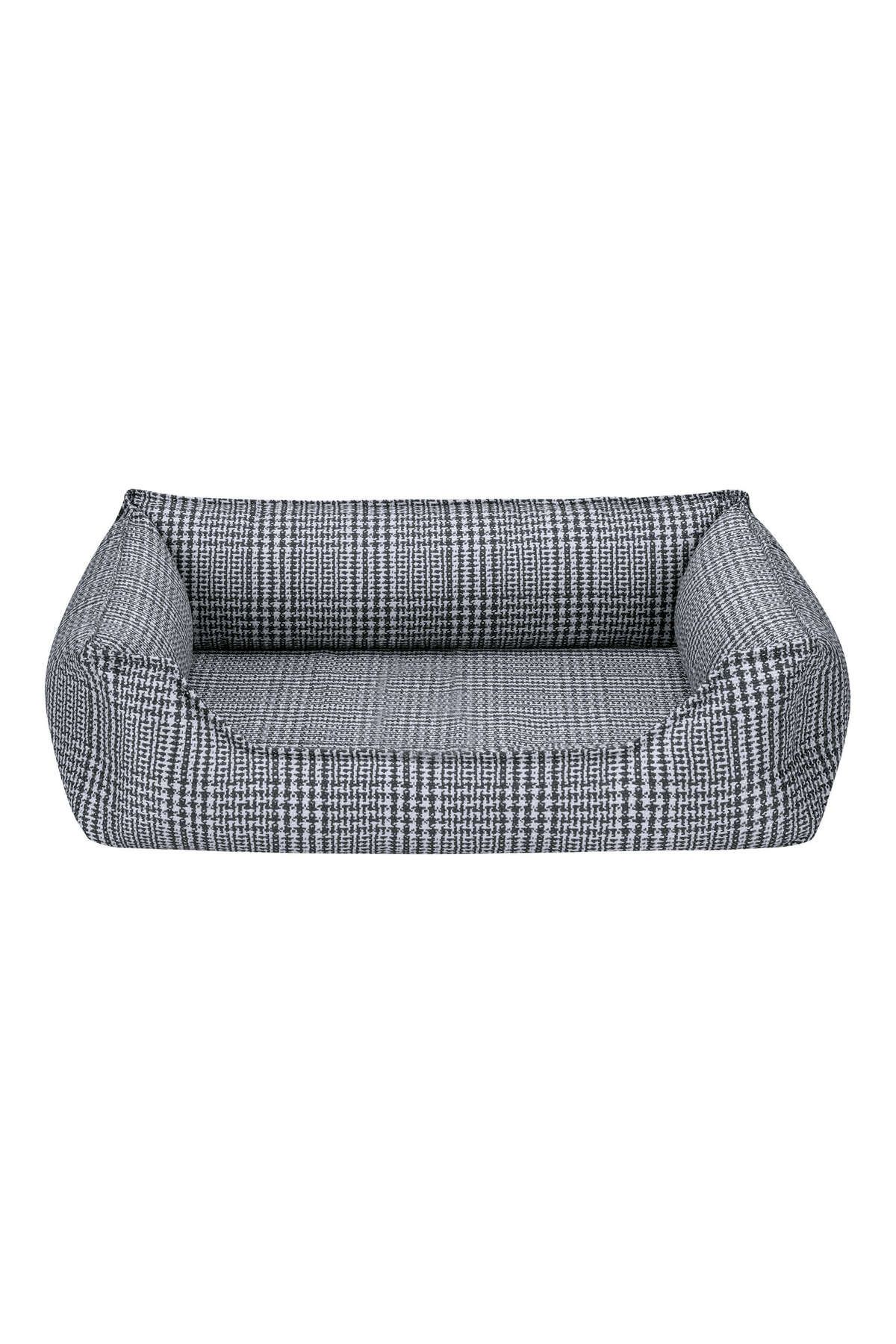 Pet Comfort-Delta Varius S 60X75Cm Blue Checkered Cat and Dog Bed - 639140 1