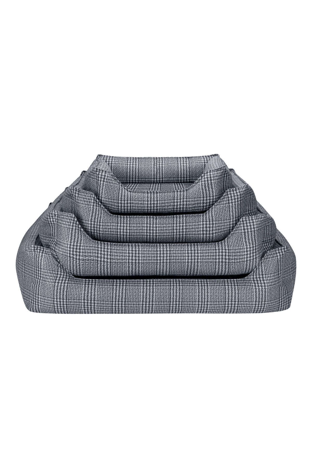 Pet Comfort-Delta Varius S 60X75Cm Blue Checkered Cat and Dog Bed - 639140 4