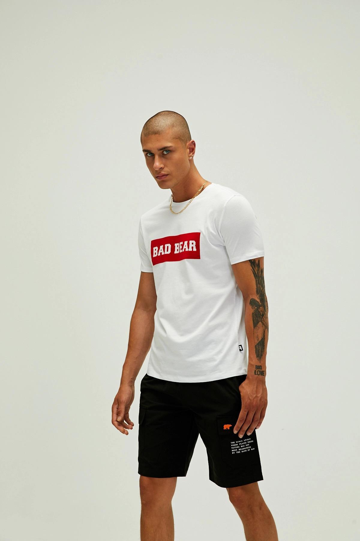 Bad Bear  Erkek Tişört Flog T-shirt - Görsel 7